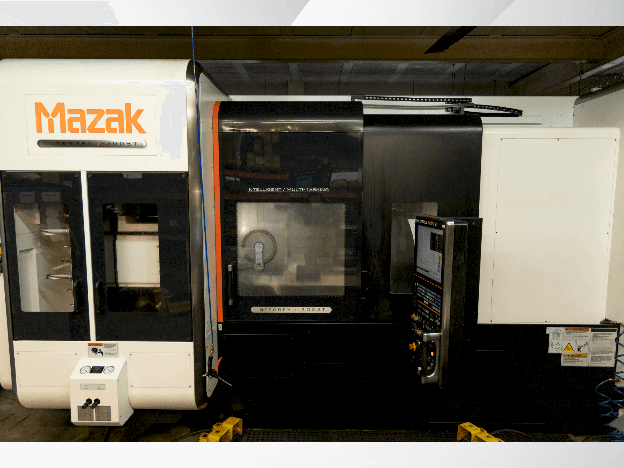 Front view of Mazak Integrex i-300ST-1500U machine