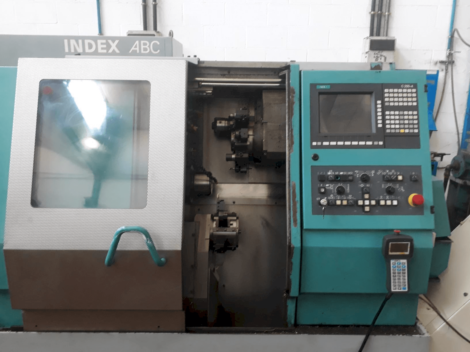 Front view of Index ABC machine