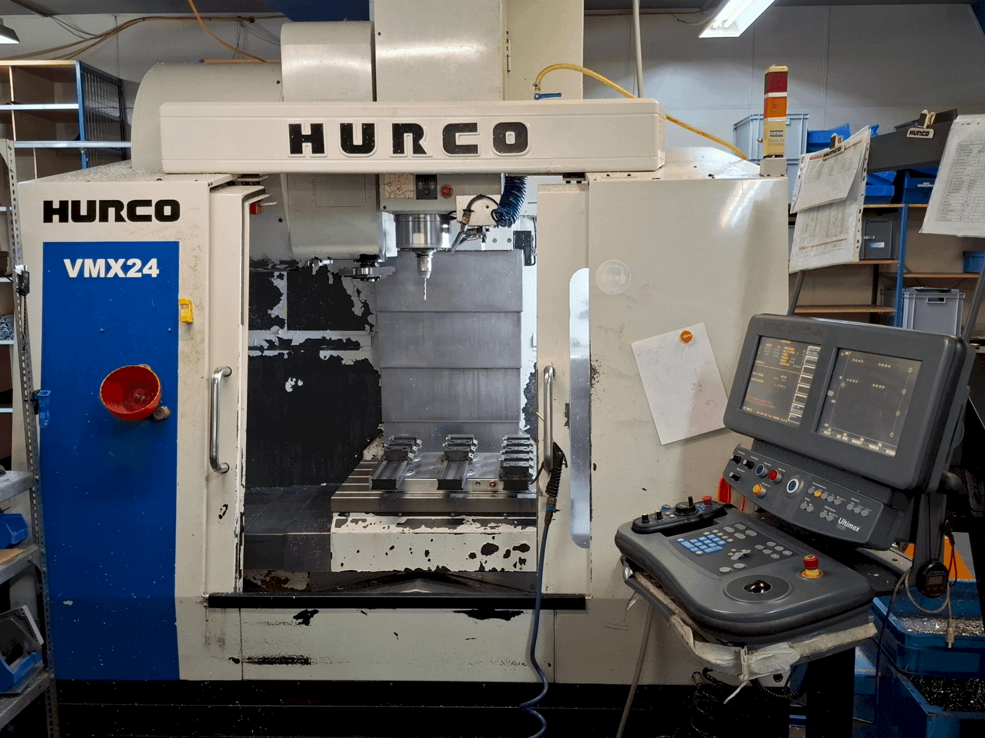 Front view of Hurco VMX24 machine