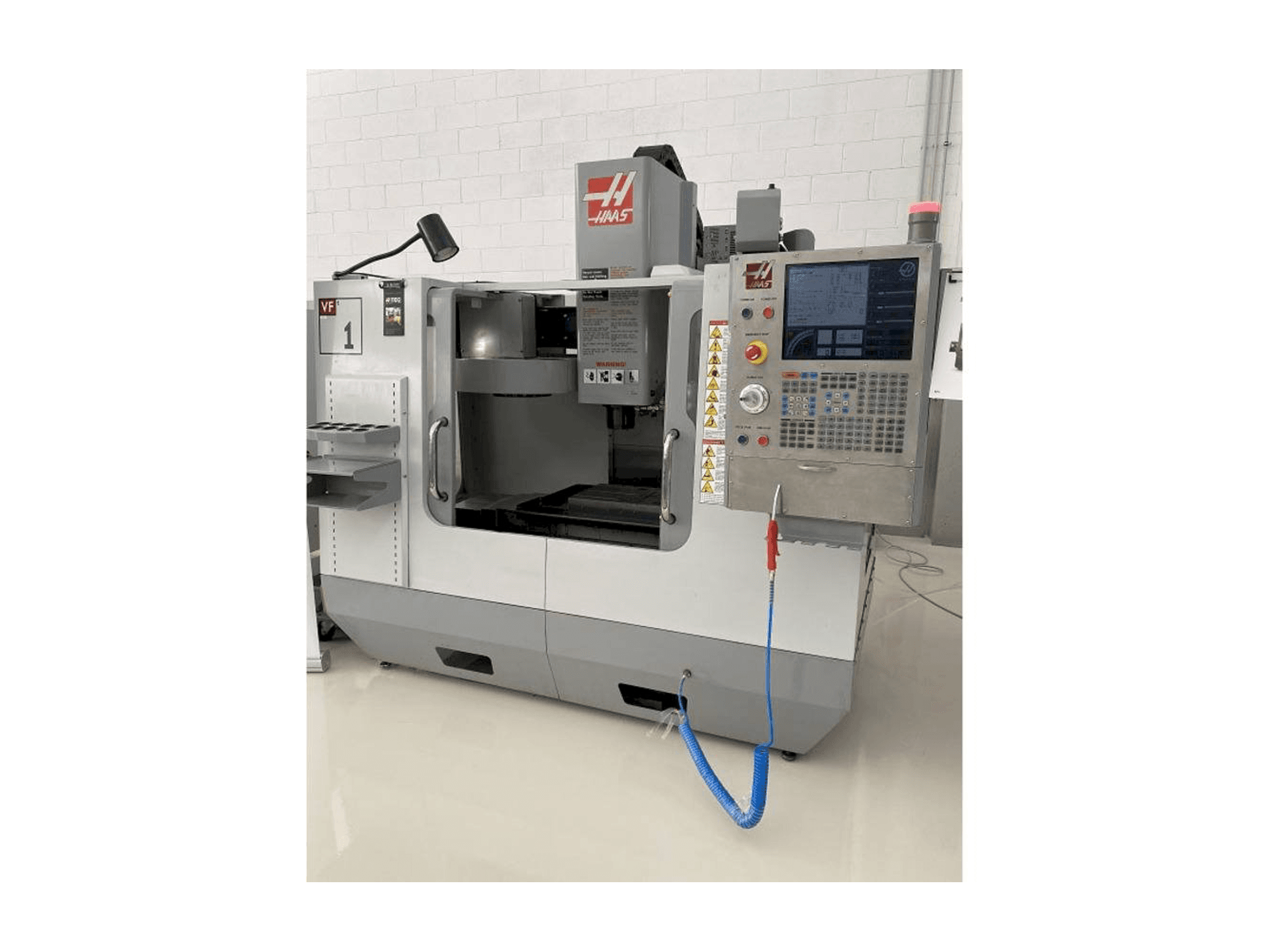 Front view of HAAS VF-1 machine
