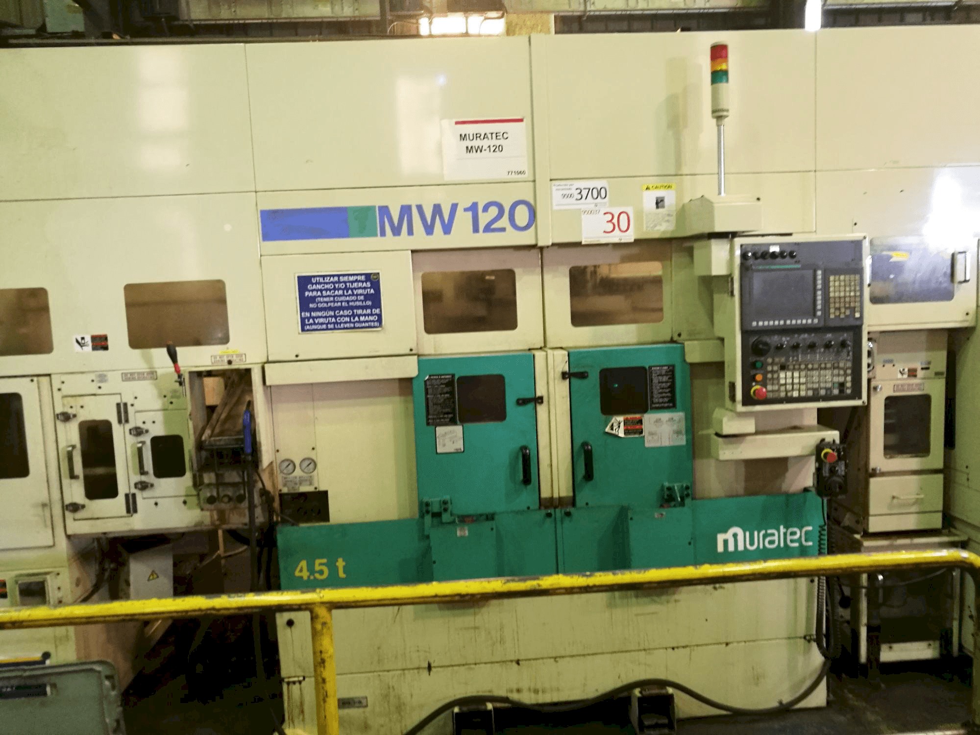 Front view of Muratec MW120 machine