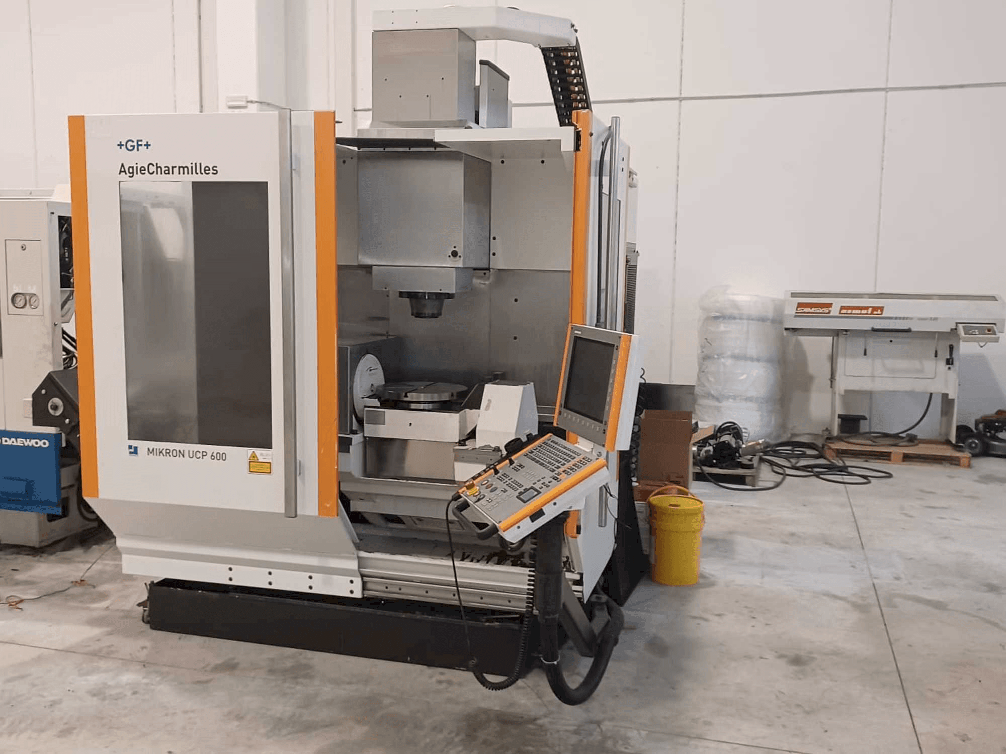 Front view of AgieCharmilles Mikron UCP 600 machine