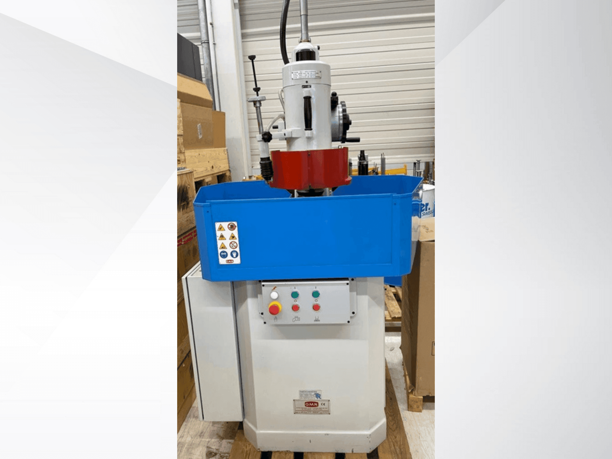 Front view of O.M.N. SPR 600x300 machine