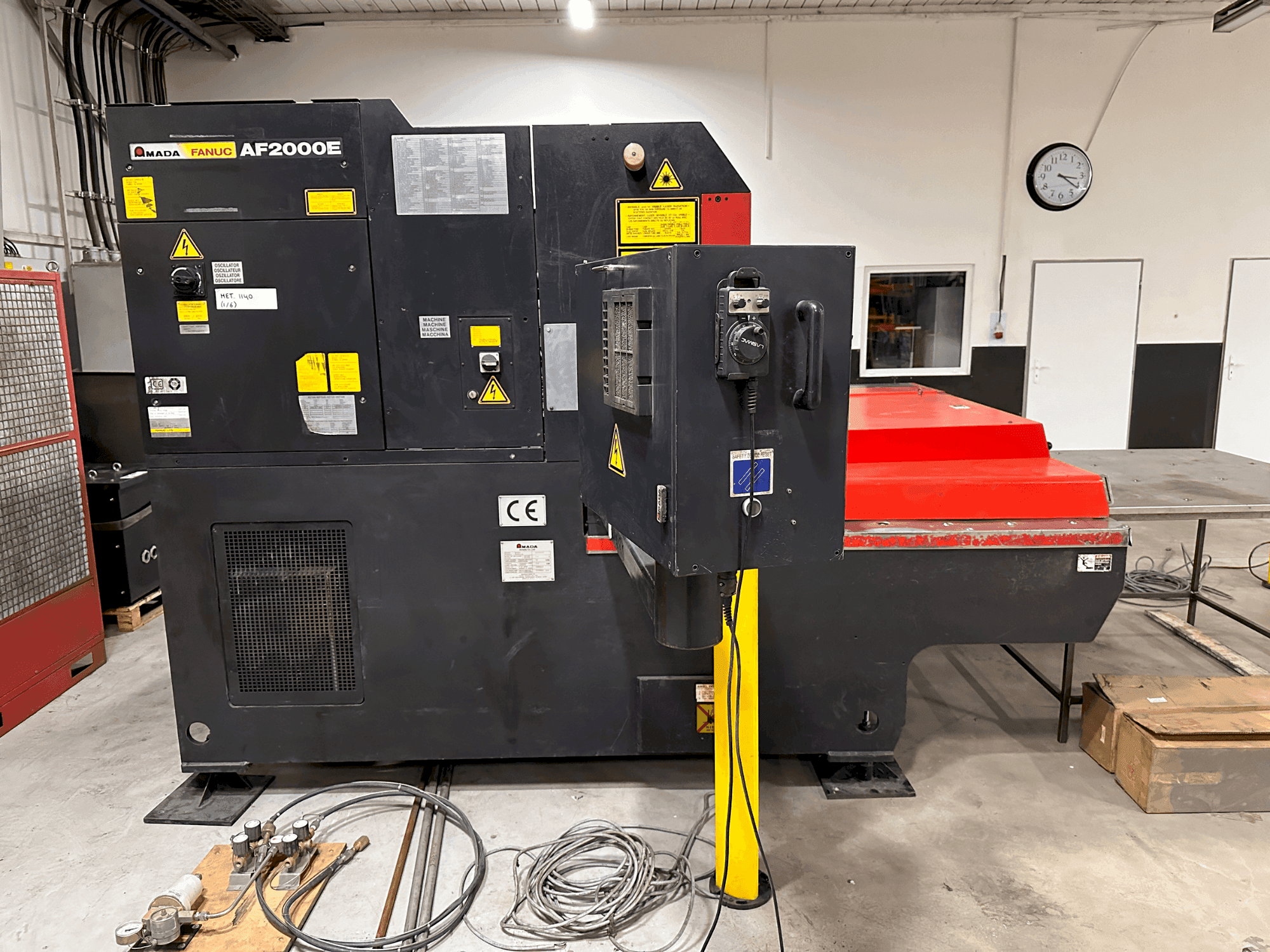 Front view of AMADA LC 1212 A3 machine