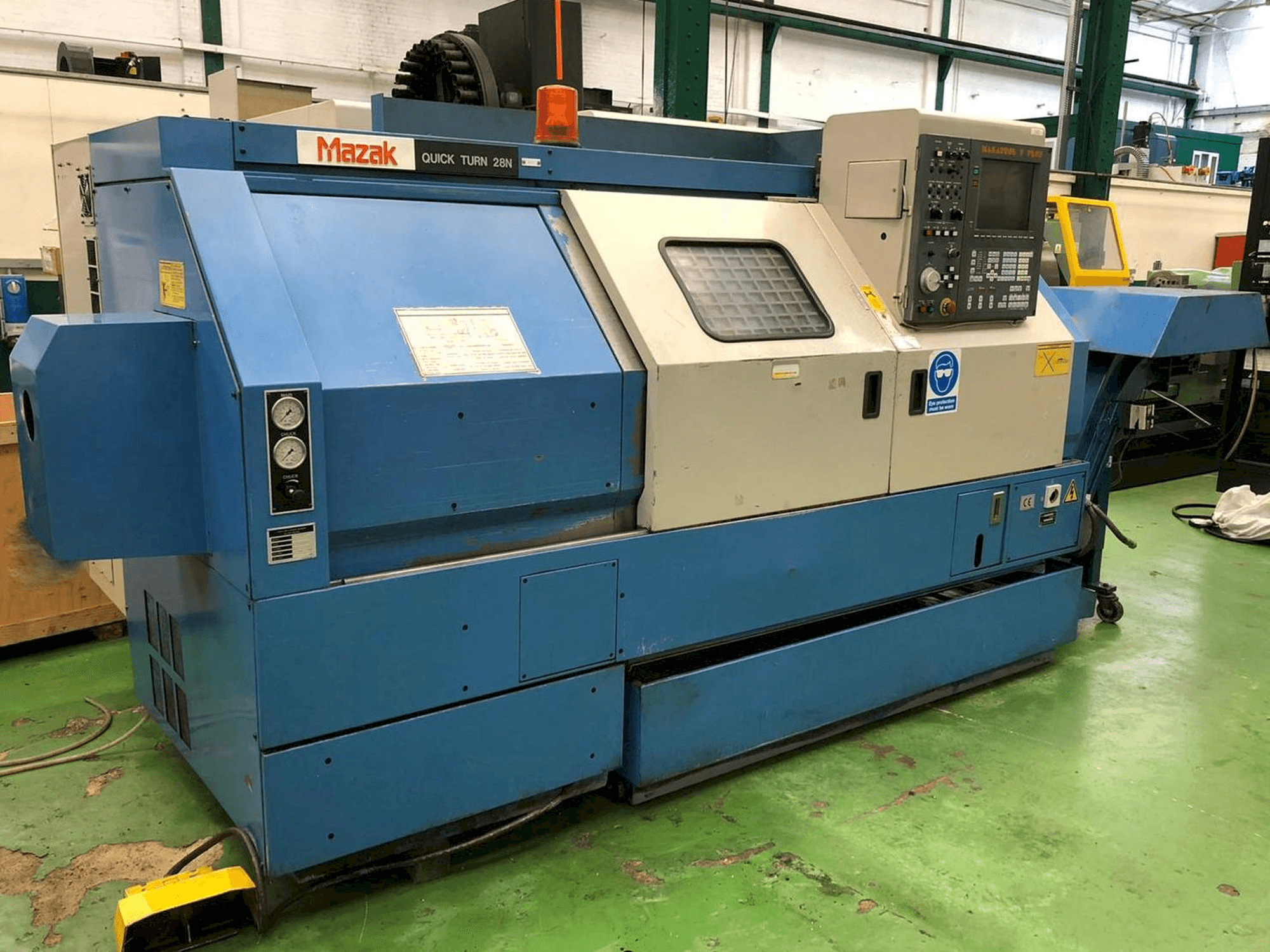 Front view of Mazak QUICK TURN 28N machine