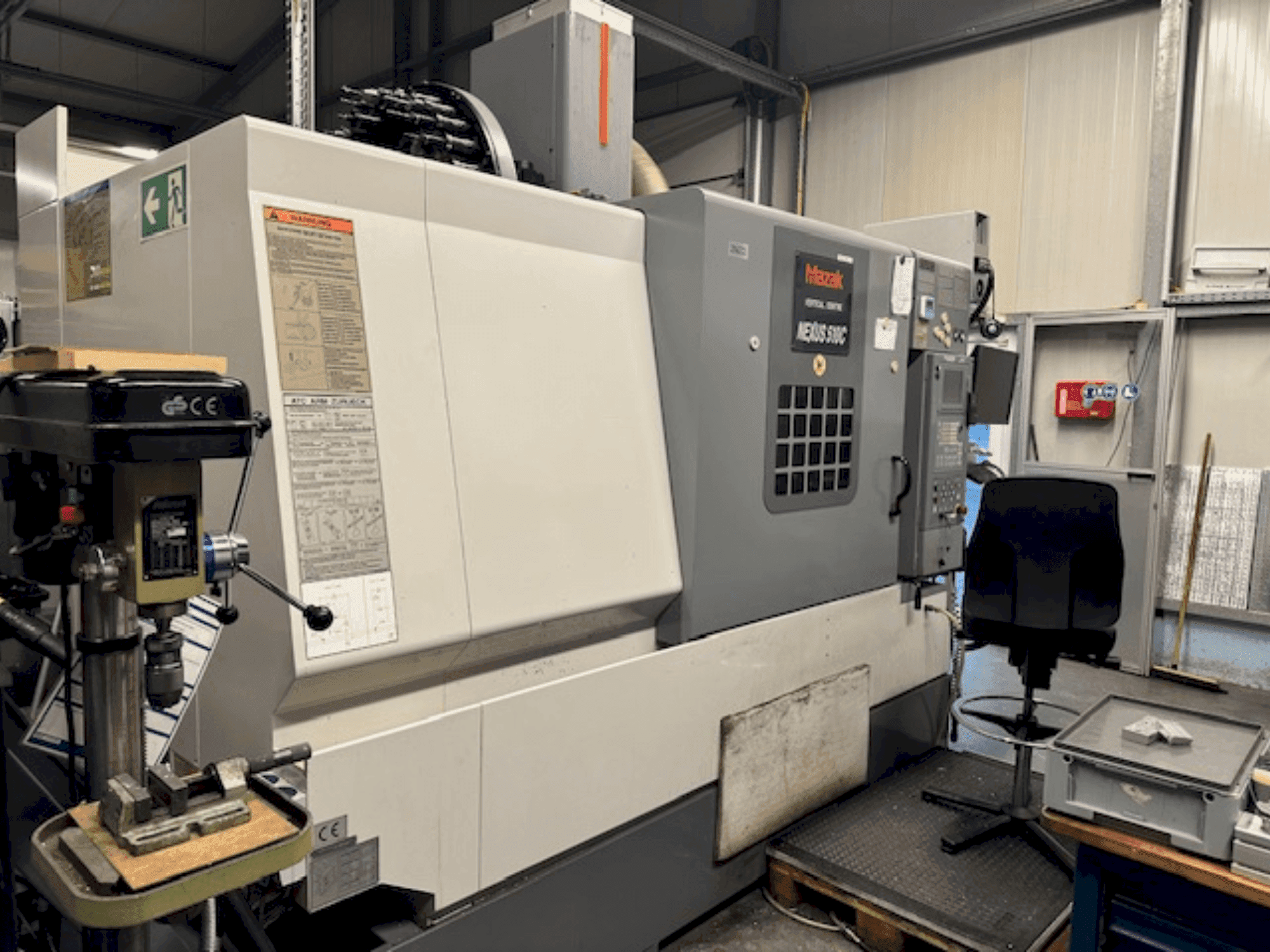 Front view of Mazak VCN 510-C machine