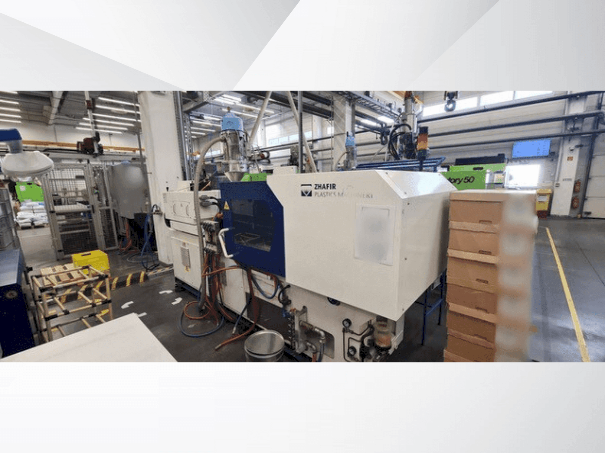 Front view of Zhafir VE 400/80 machine