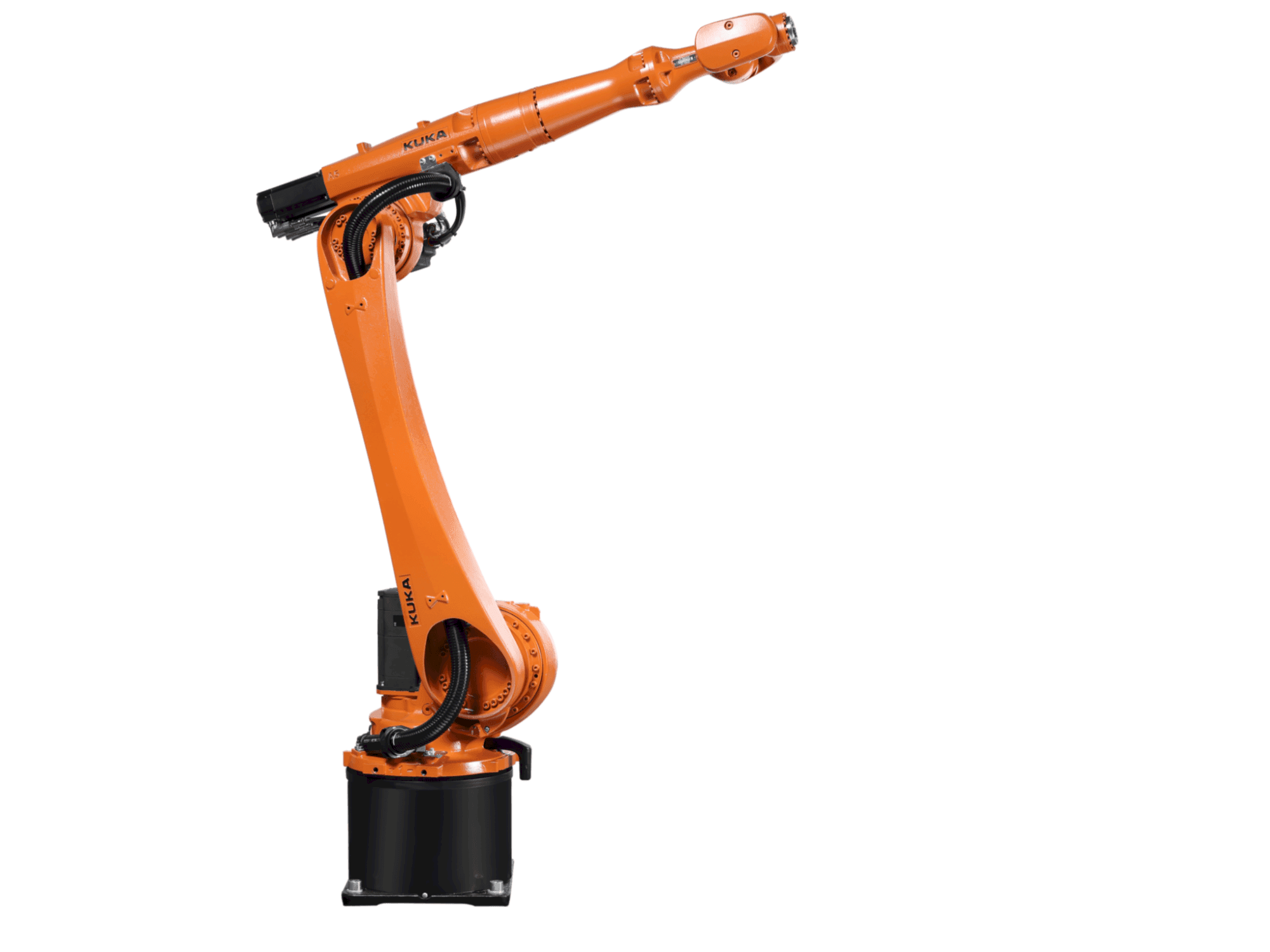 Front view of KUKA KP2 HV 2600 HW machine