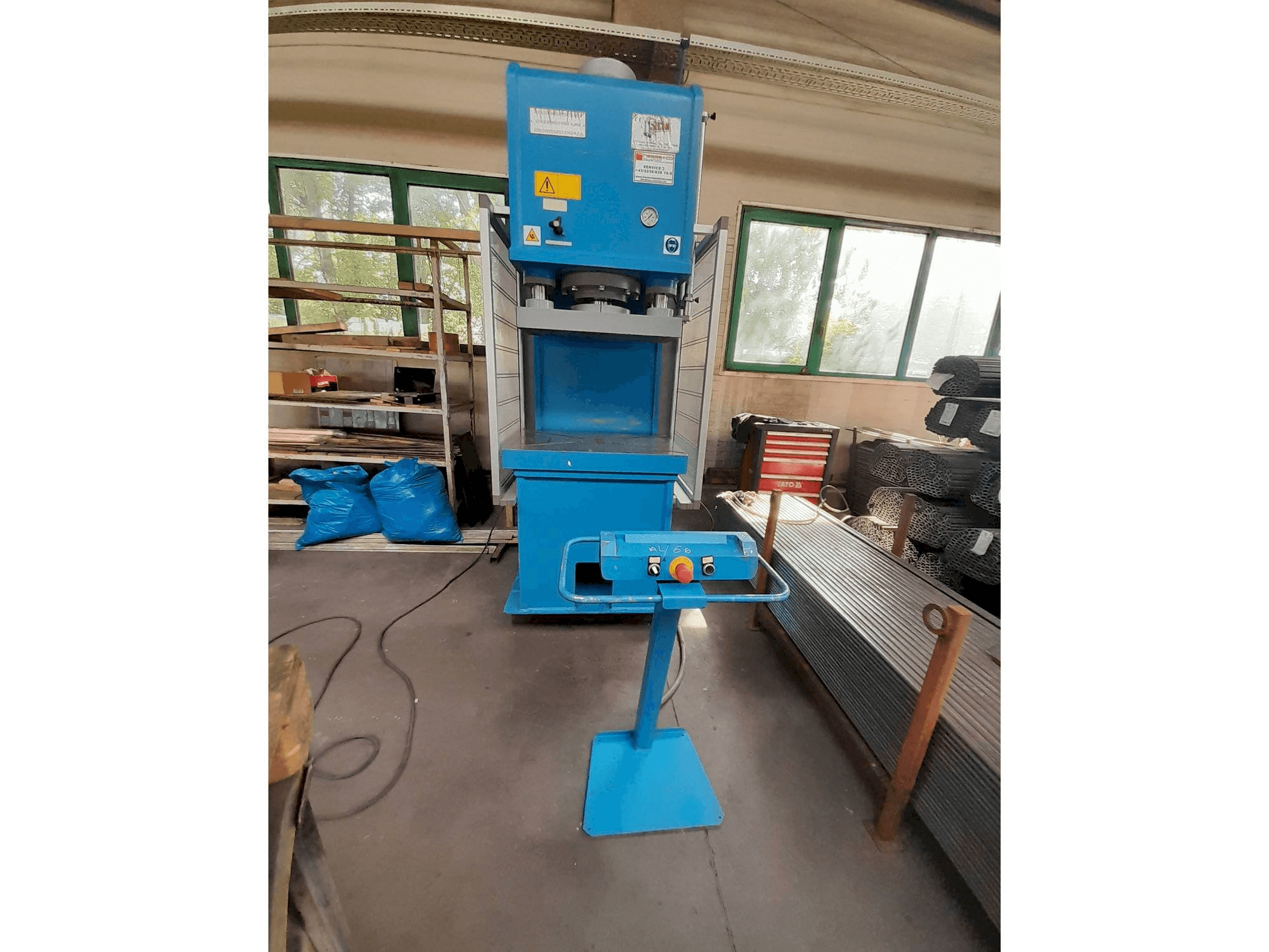Front view of SICMI PCL 100 A machine