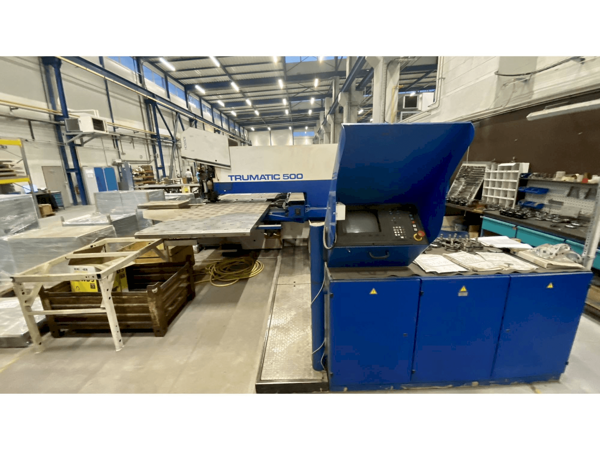 Front view of Trumpf Trumatic 500R machine