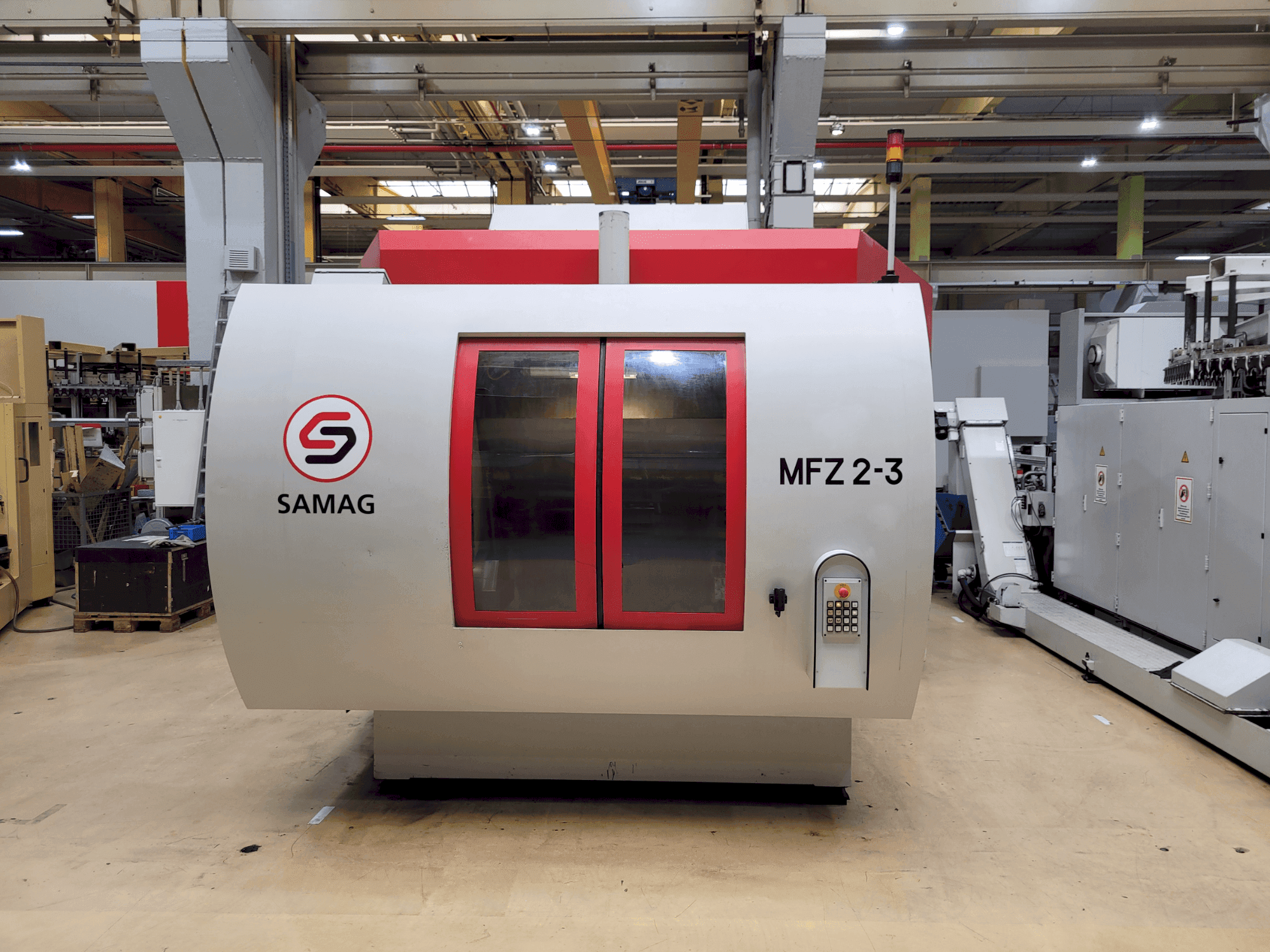 Front view of SAMAG MFZ 2-3 machine