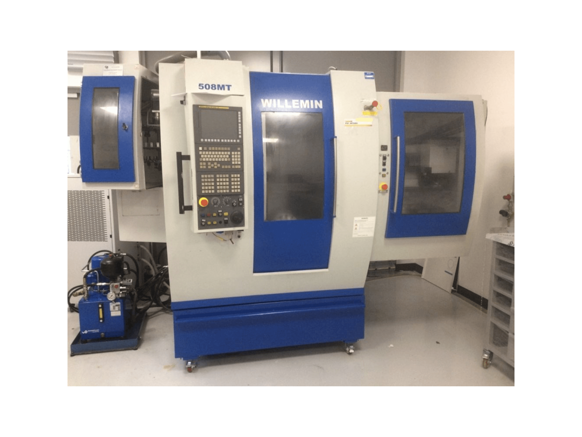 Front view of Willemin W 508MT machine