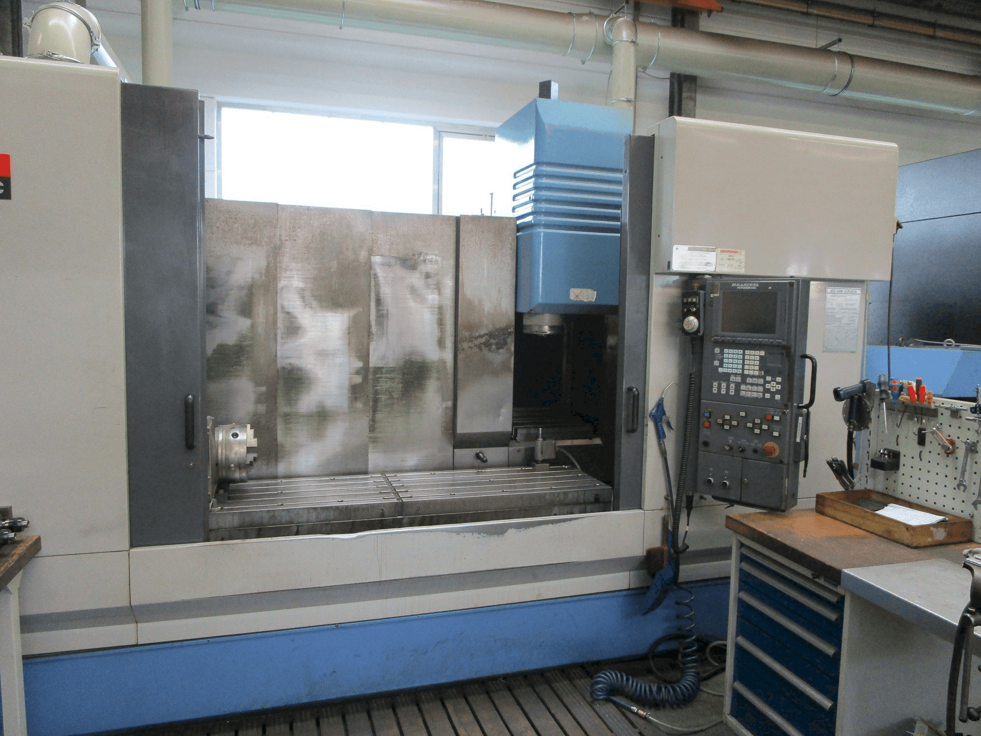 Front view of Mazak VTC 200 C machine
