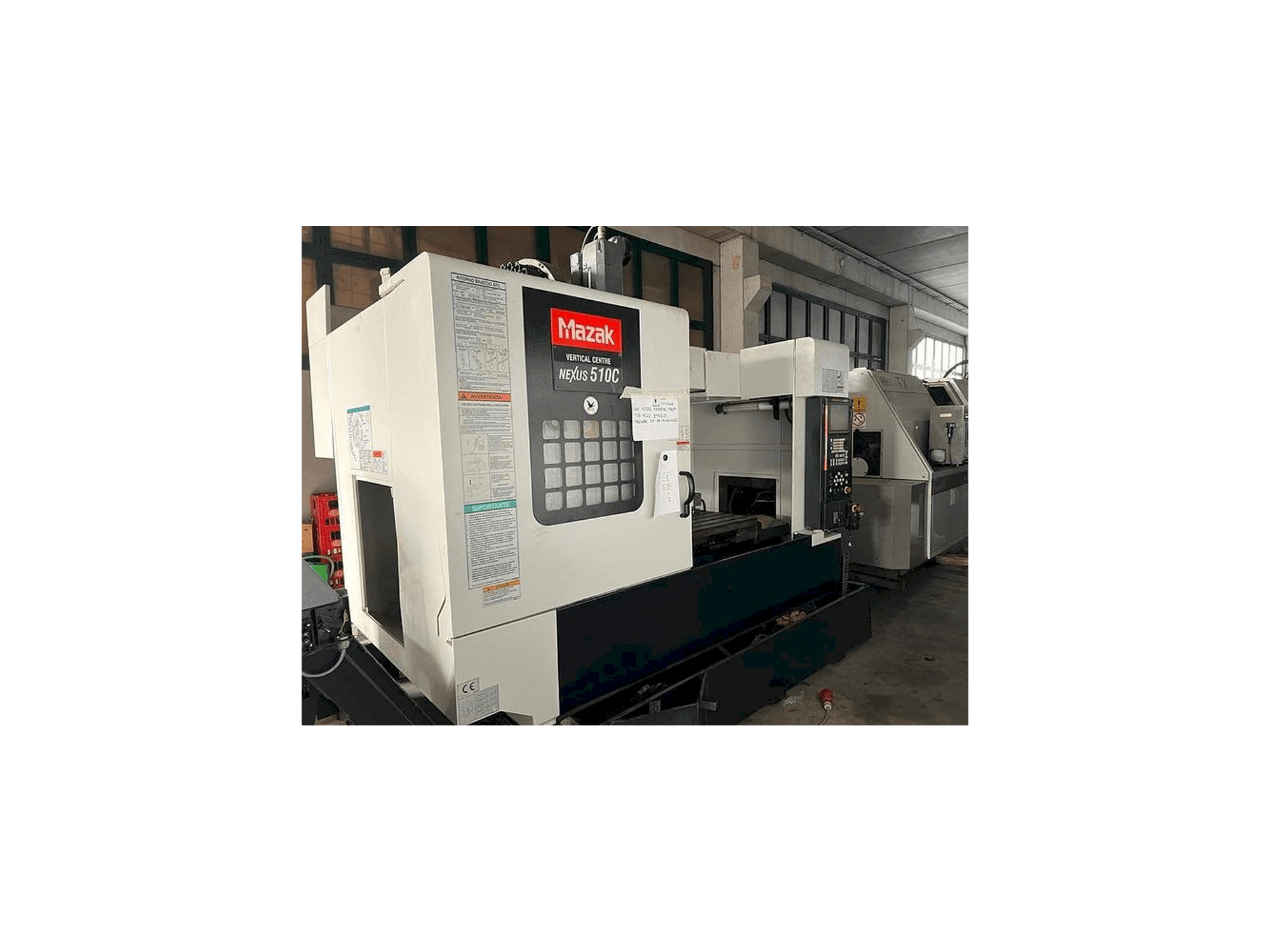 Front view of Mazak VCN 510C machine