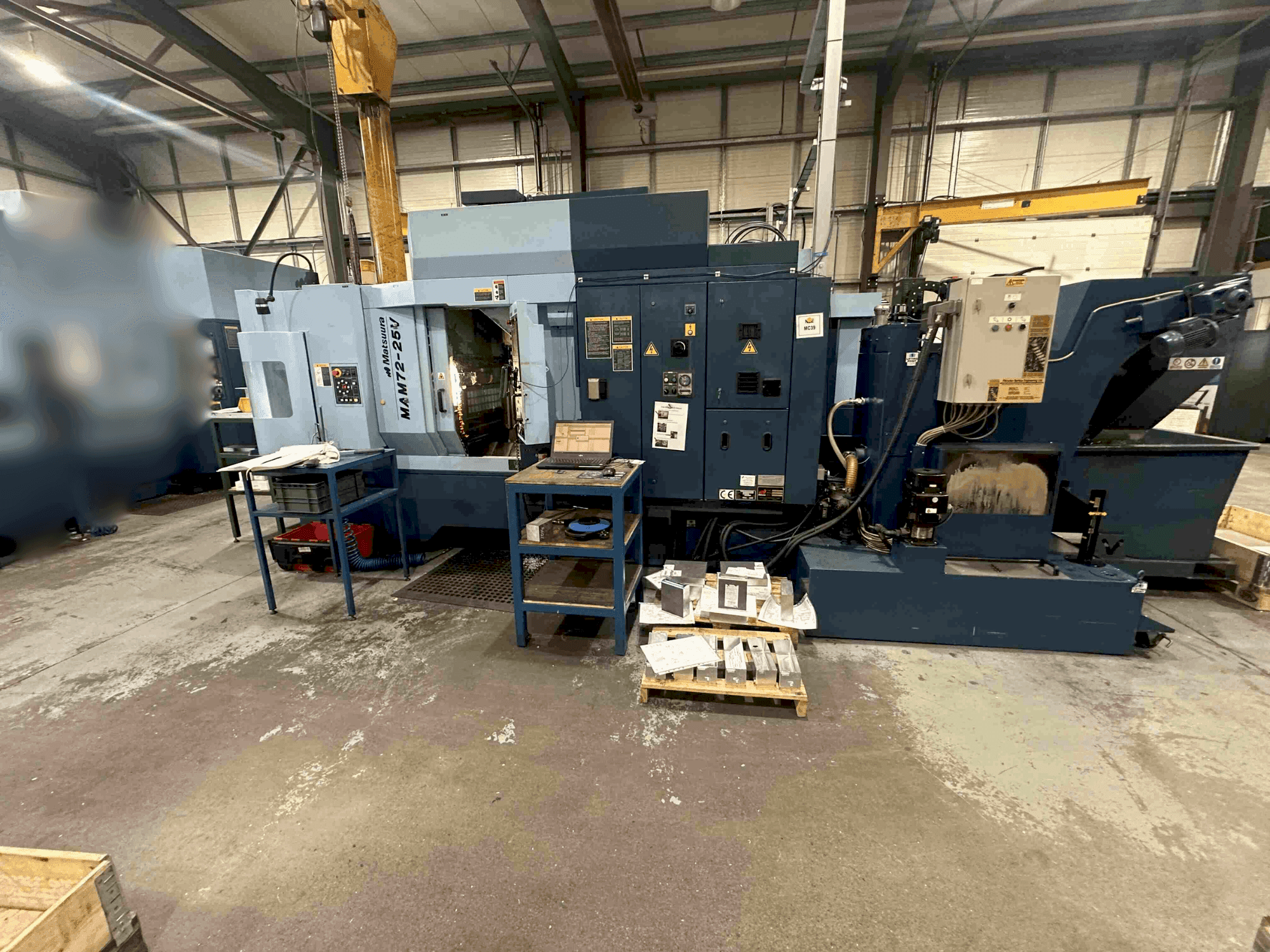 Front view of Matsuura MAM72-25V machine