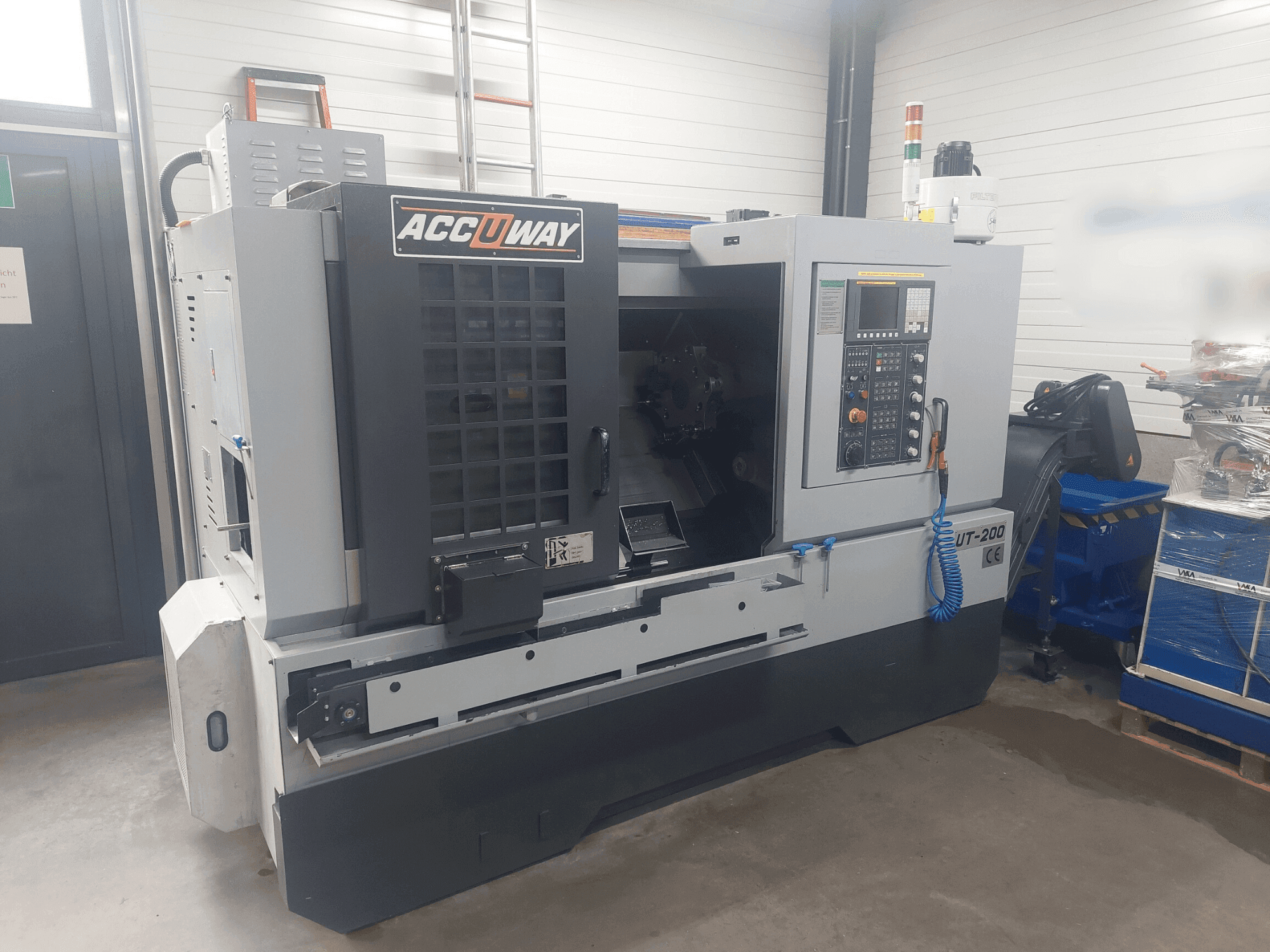 Front view of ACCUWAY UT-200 machine