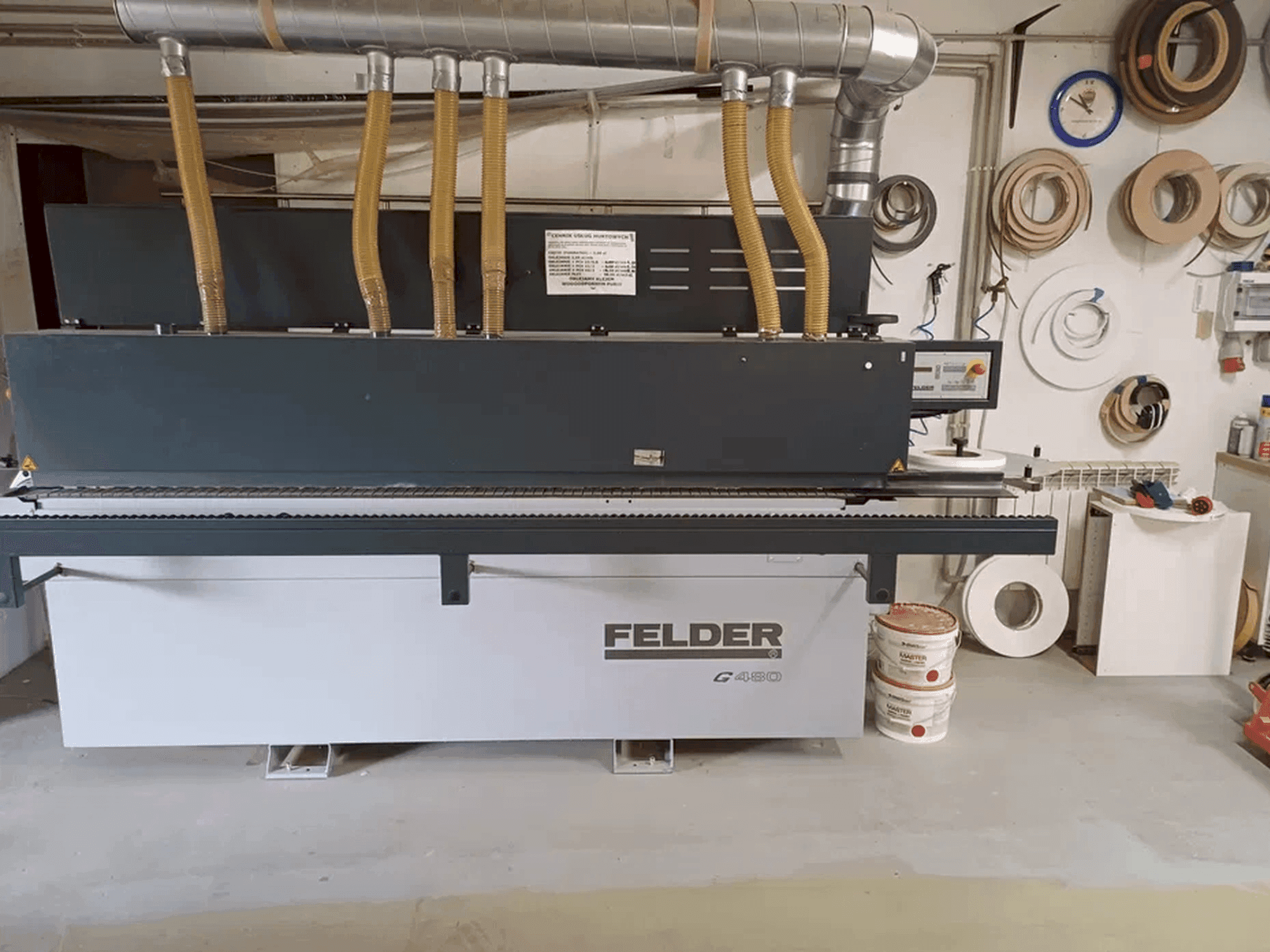 Front view of FELDER G480 machine