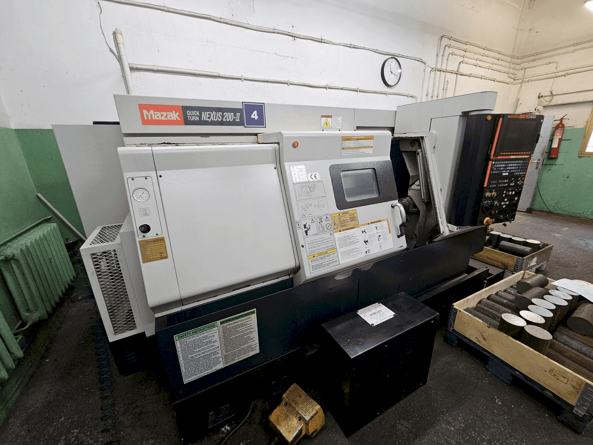 Front view of Mazak QUICKTURN NEXUS 200-II machine