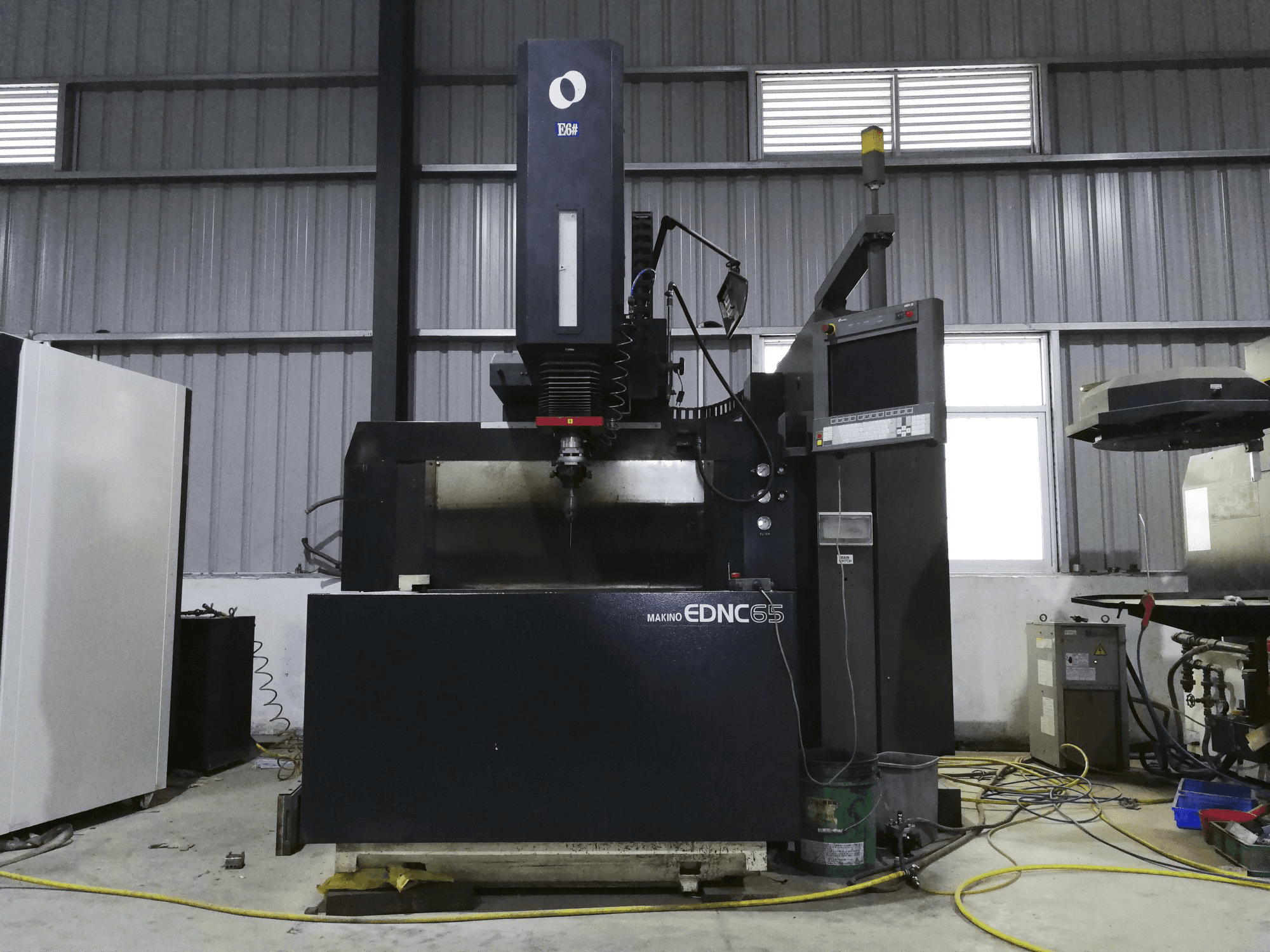 Front view of Makino EDNC65 Machine