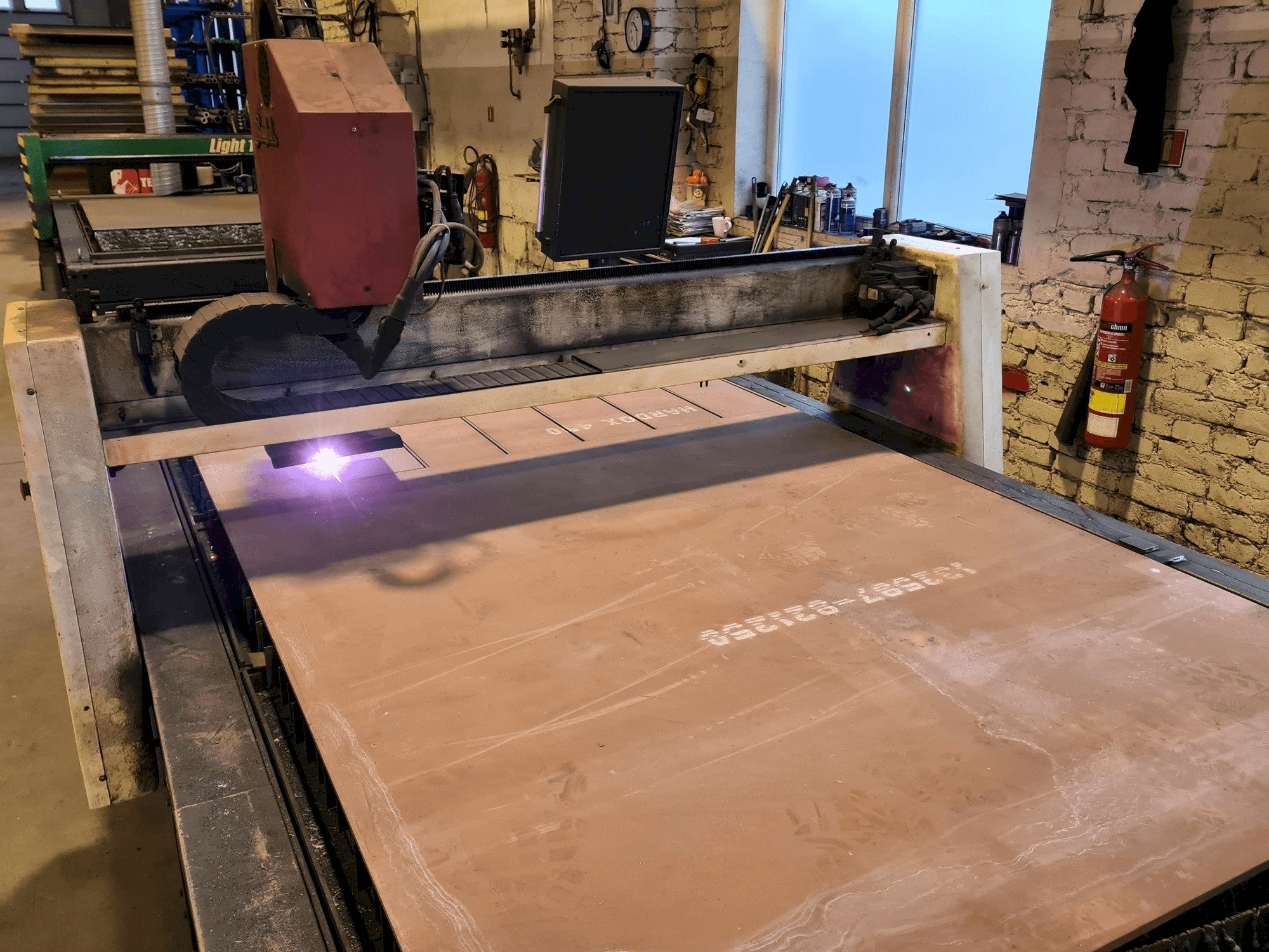 Front view of Baykal BPH 1503 COMPACT machine