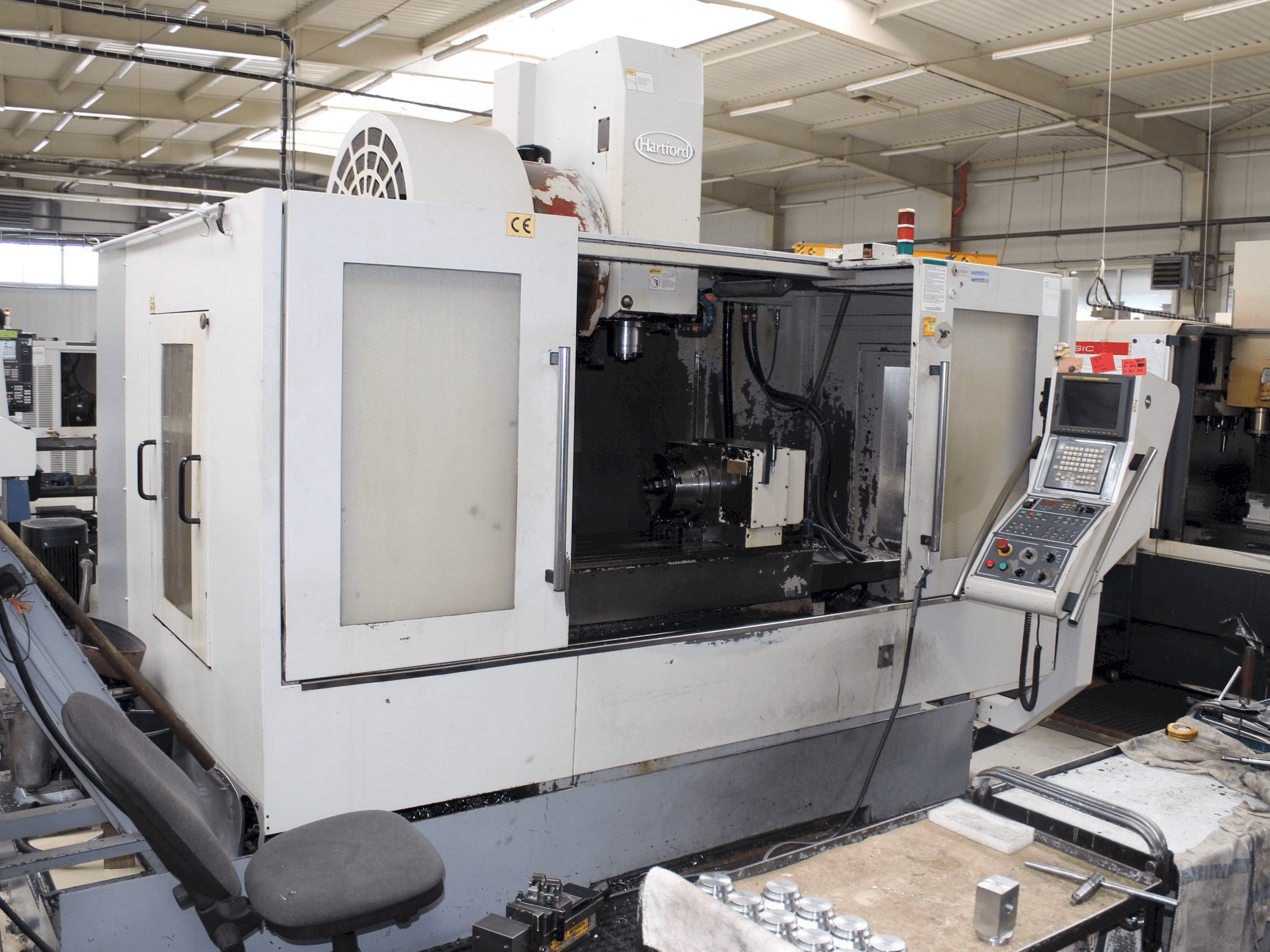 Front view of Hartford VMC 1270A machine
