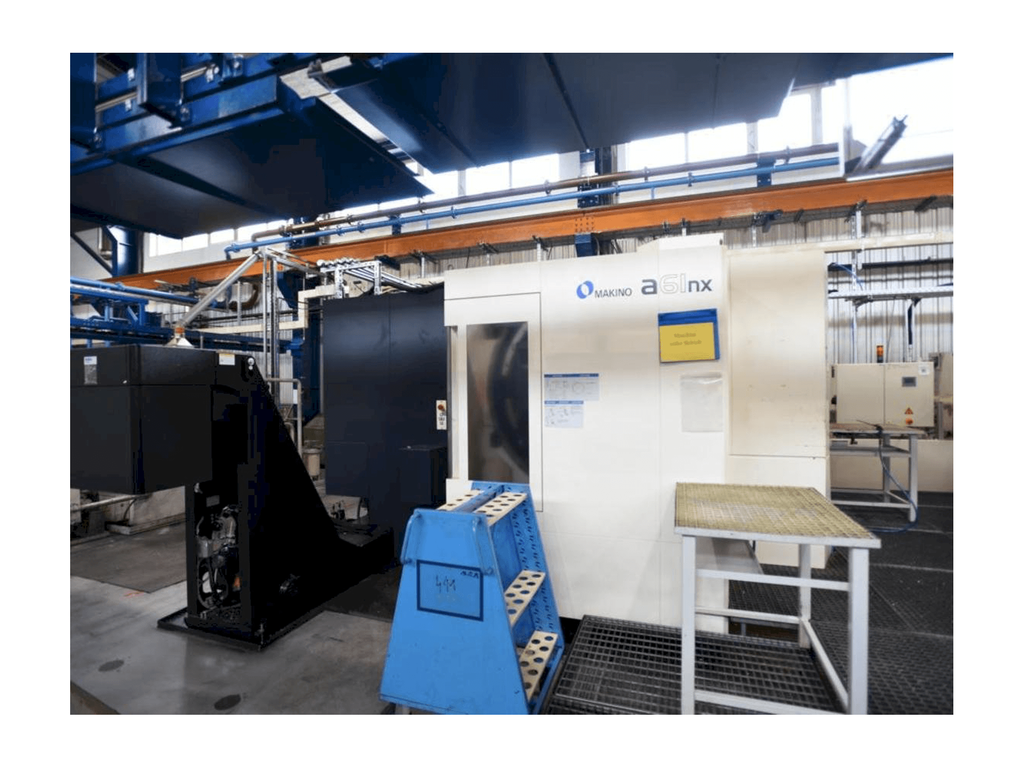 Front view of Makino a61nx Pro 6 machine