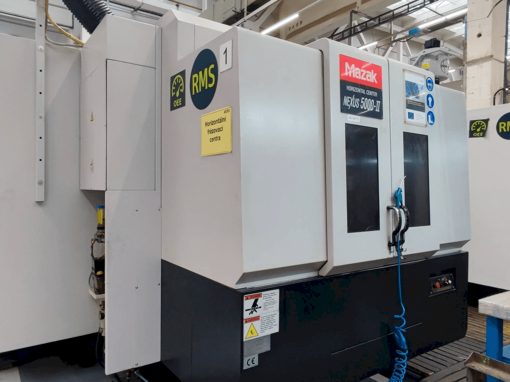 Left view of Mazak HCN 5000-II machine