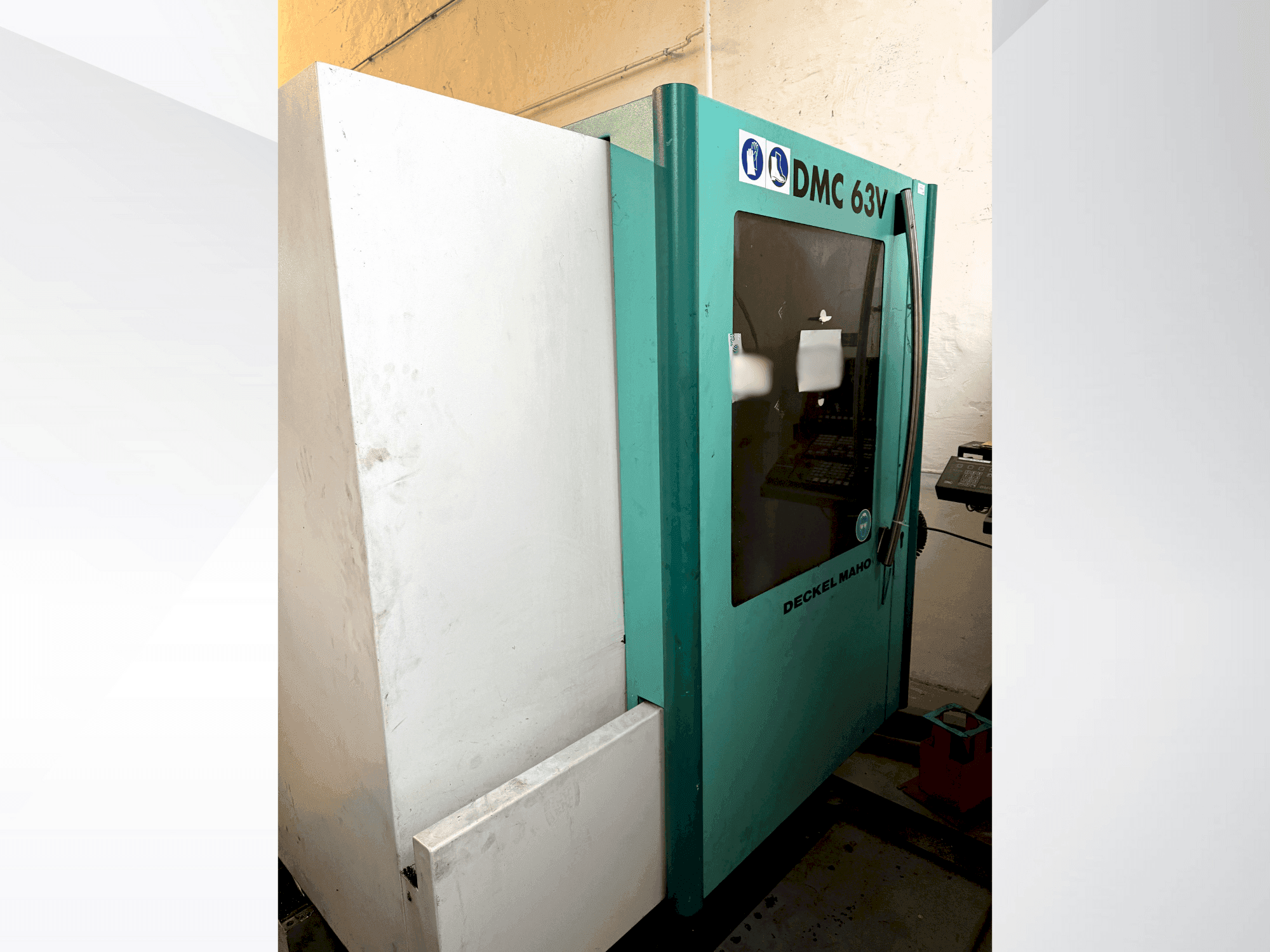 Front view of DMG MORI Deckel Maho 63V machine