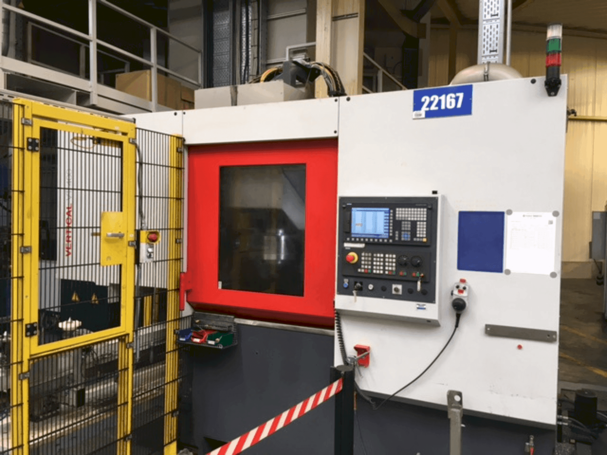 Front view of EMCO VT 400 machine