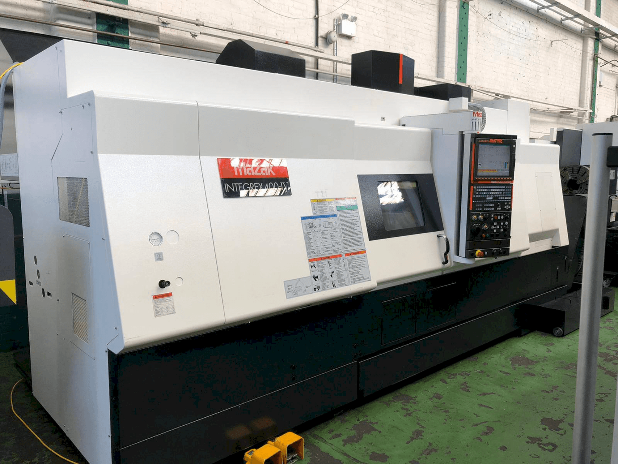 Front view of Mazak Integrex 400-IV machine