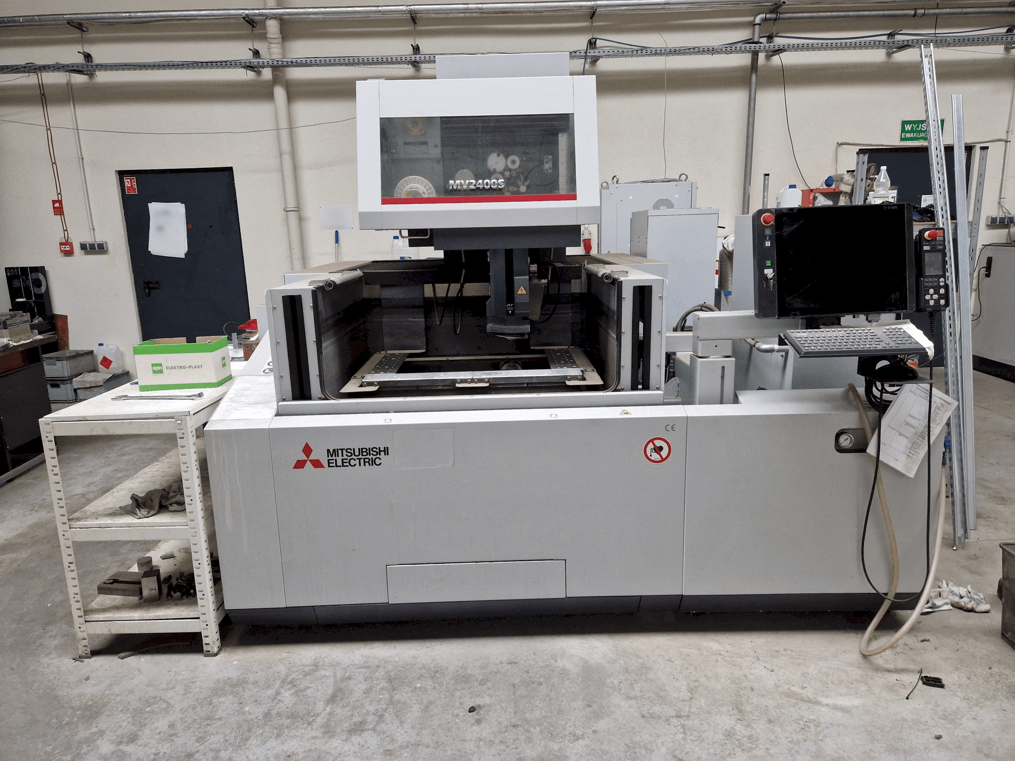 Front view of Mitsubishi MV2400S NEWGEN machine