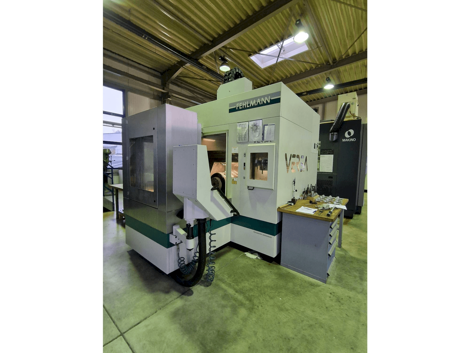 Front view of FEHLMANN Versa P825 machine