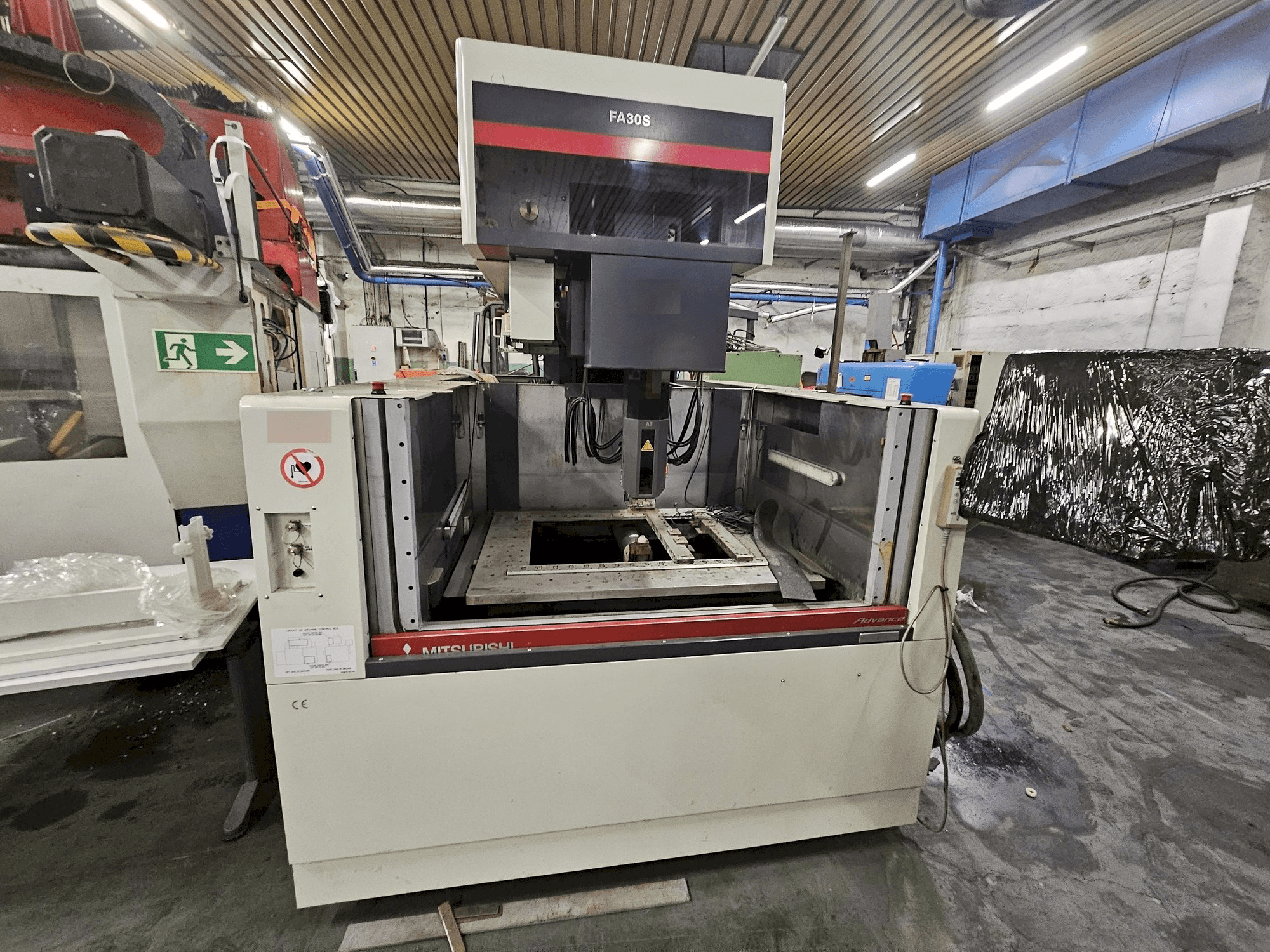 Front view of Mitsubishi FA30VM machine