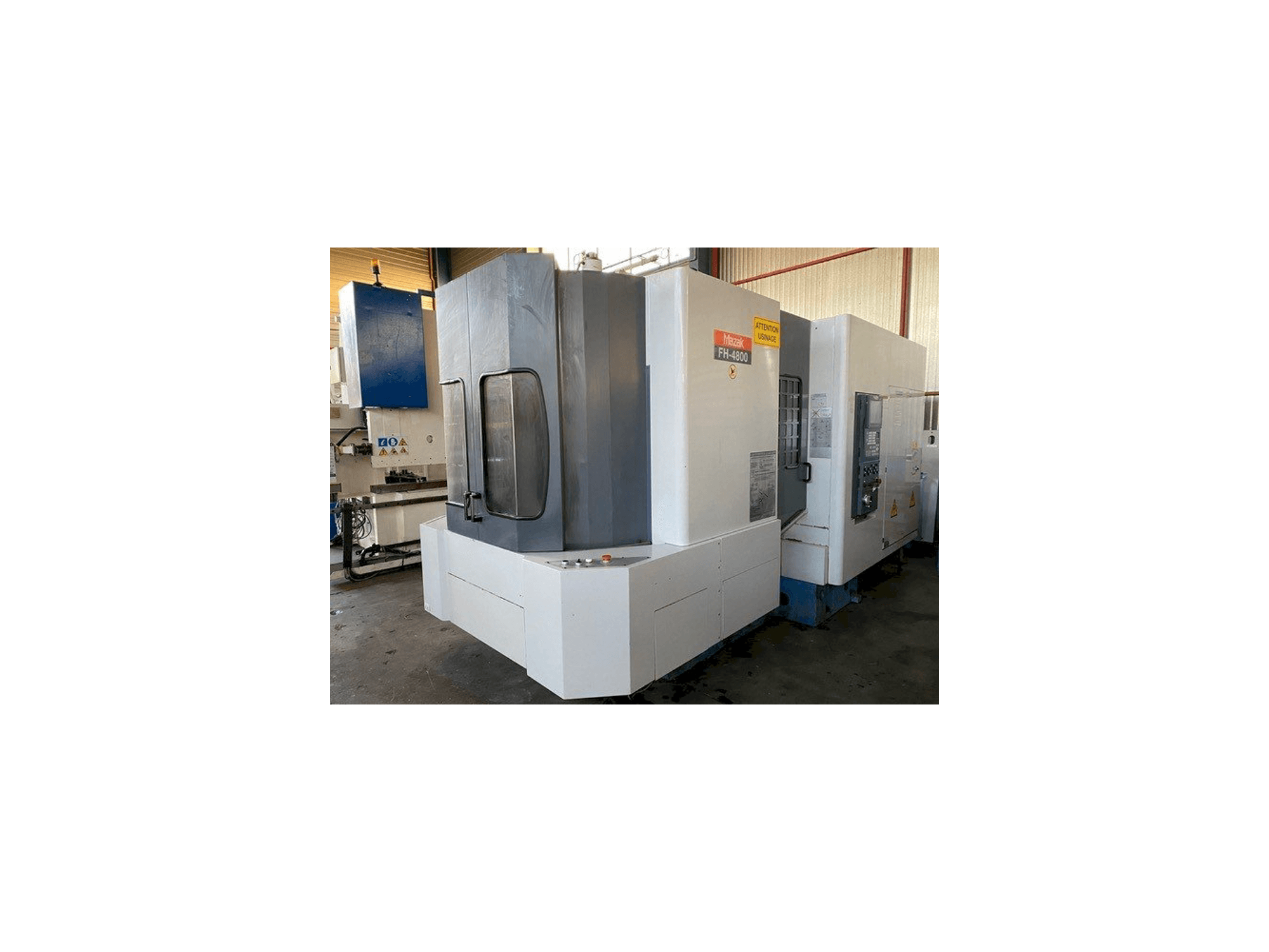 Front view of Mazak FH4800 machine