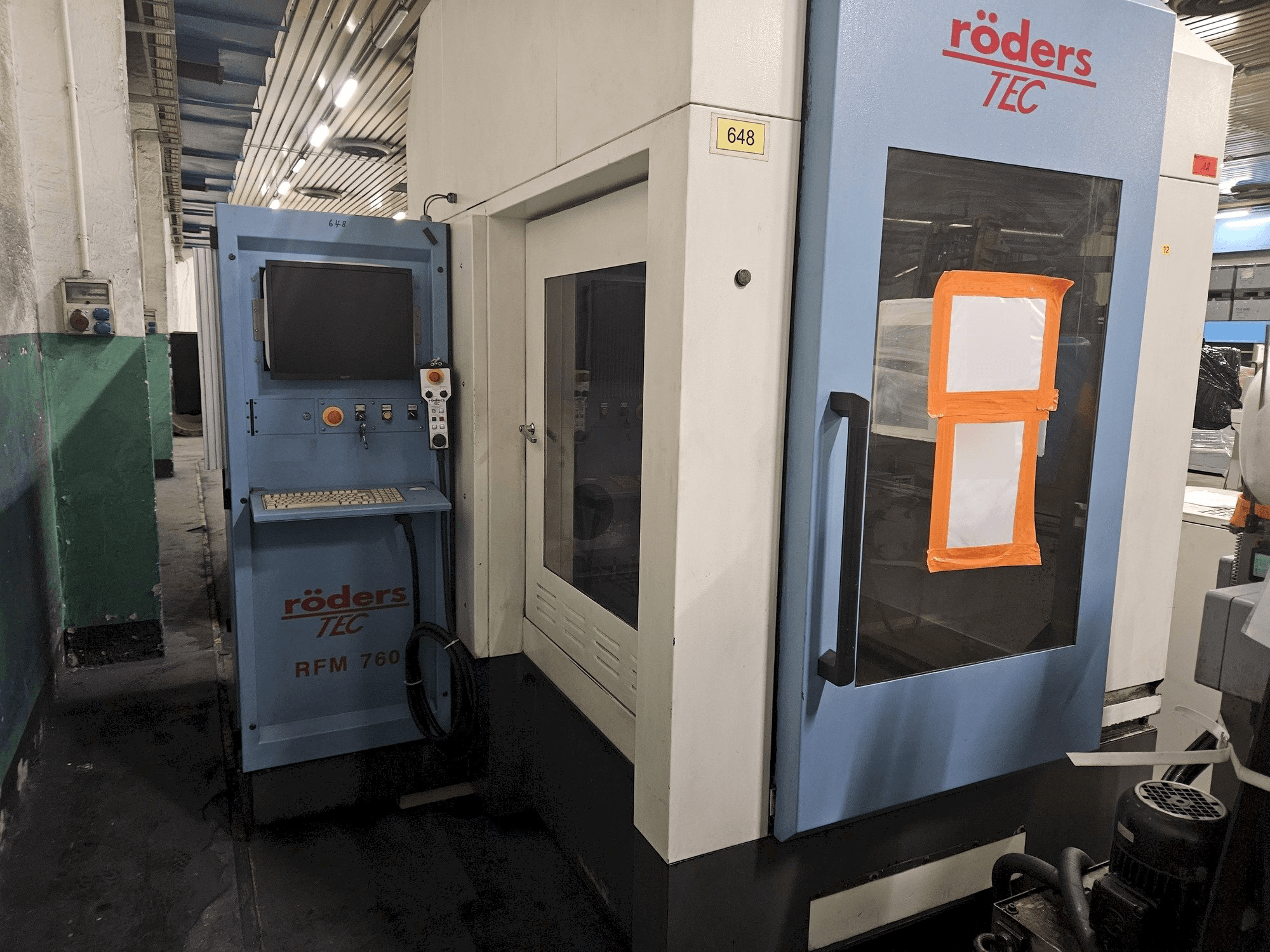 Front view of RÖDERS RFM 760/2 machine