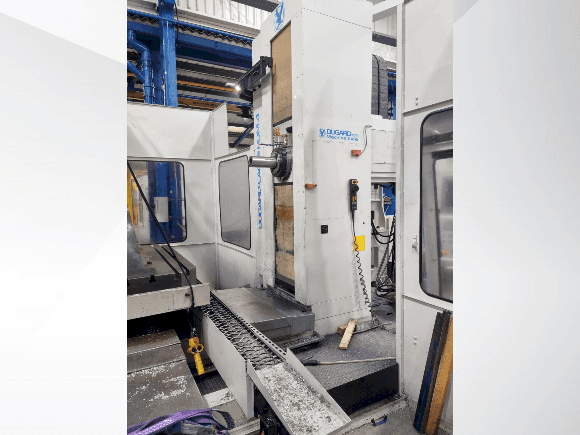 Front view of Dugard HBM4 machine