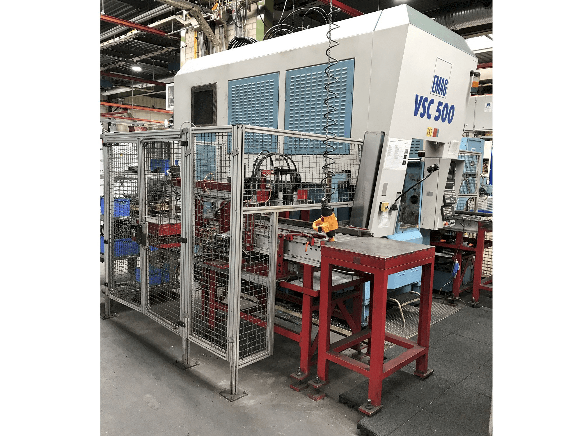 Front view of EMAG VSC 500 machine