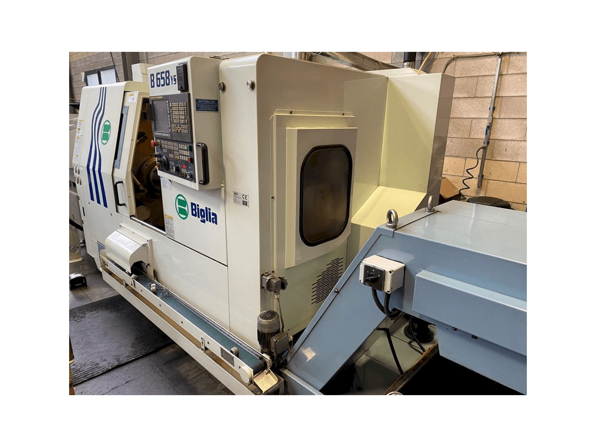 Side view of Biglia B658 YS machine