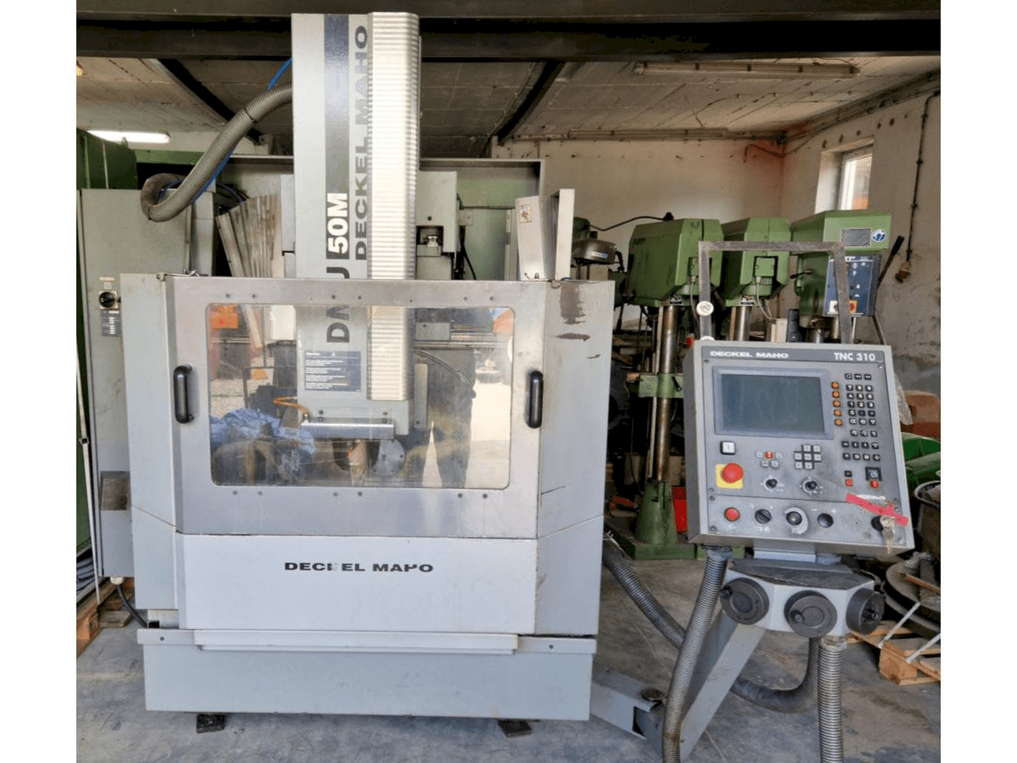 Front view of DECKEL MAHO DMU 50M machine