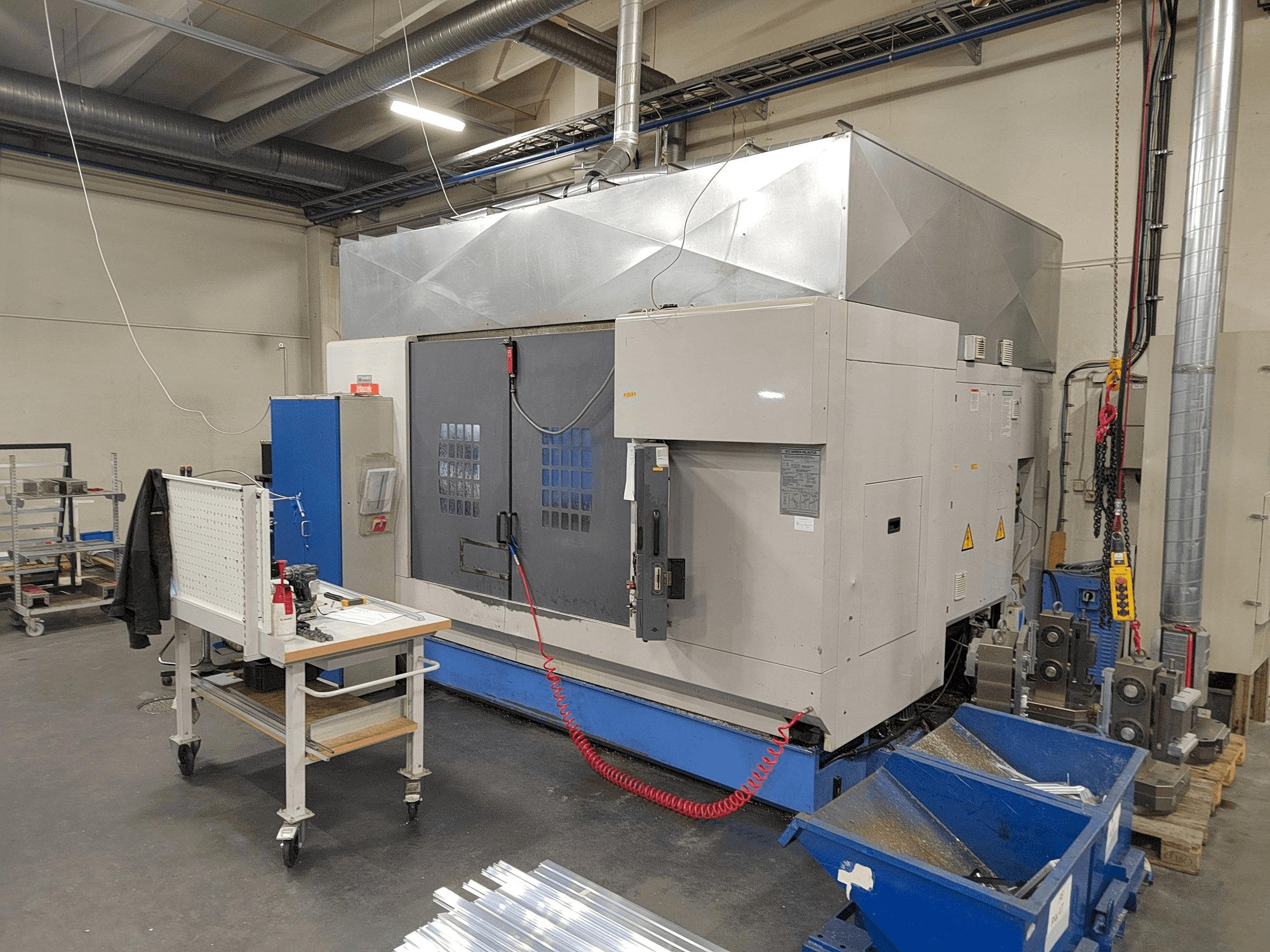 Front view of Mazak VTC-300C machine