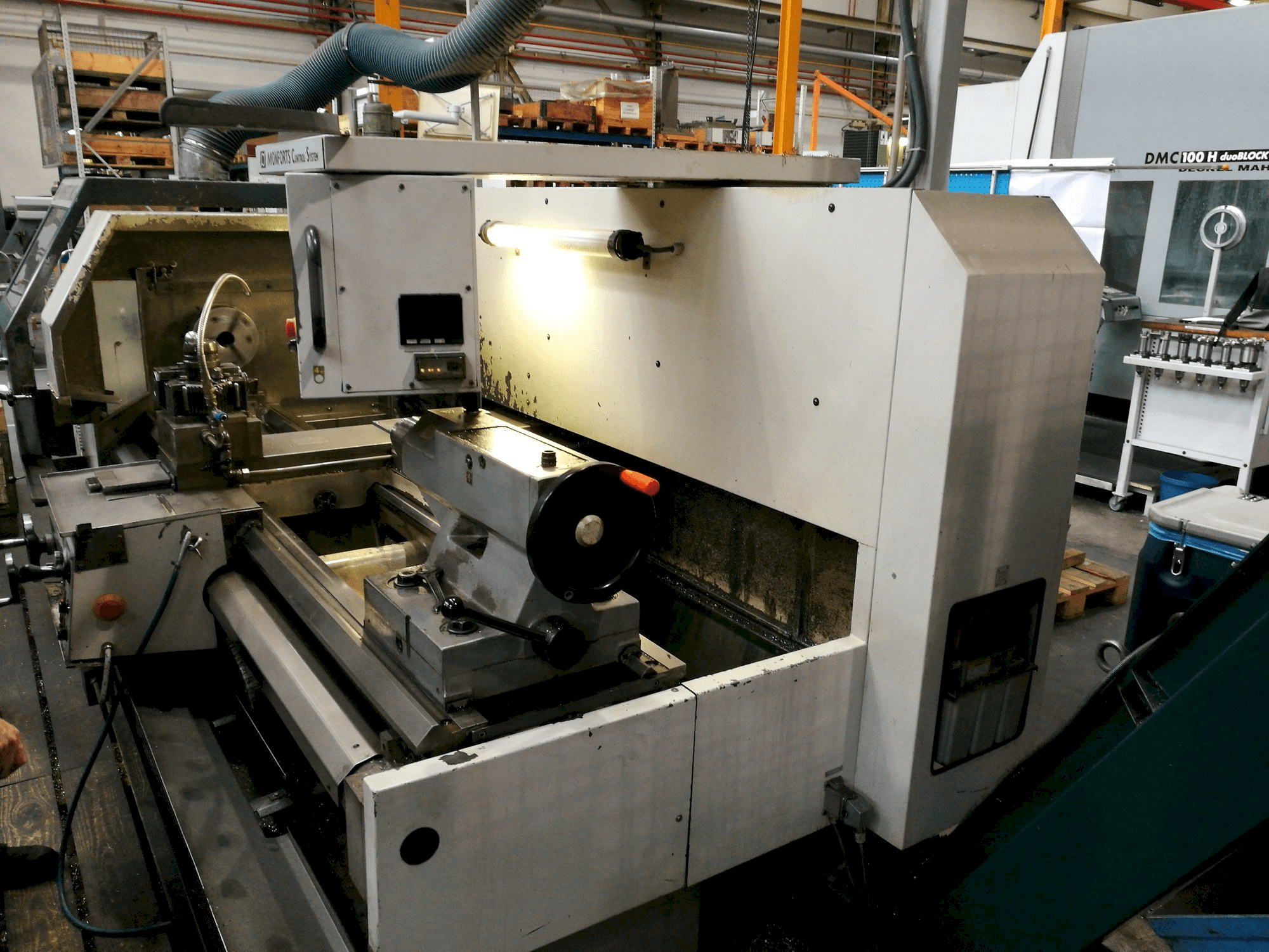 Front view of Monforts KNC 6 machine