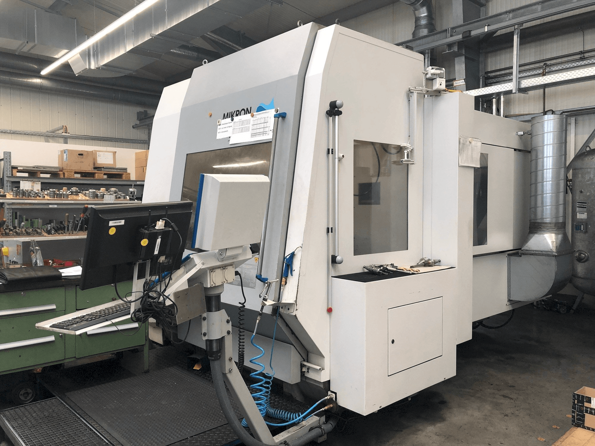 Front view of MIKRON UPC 1150 machine