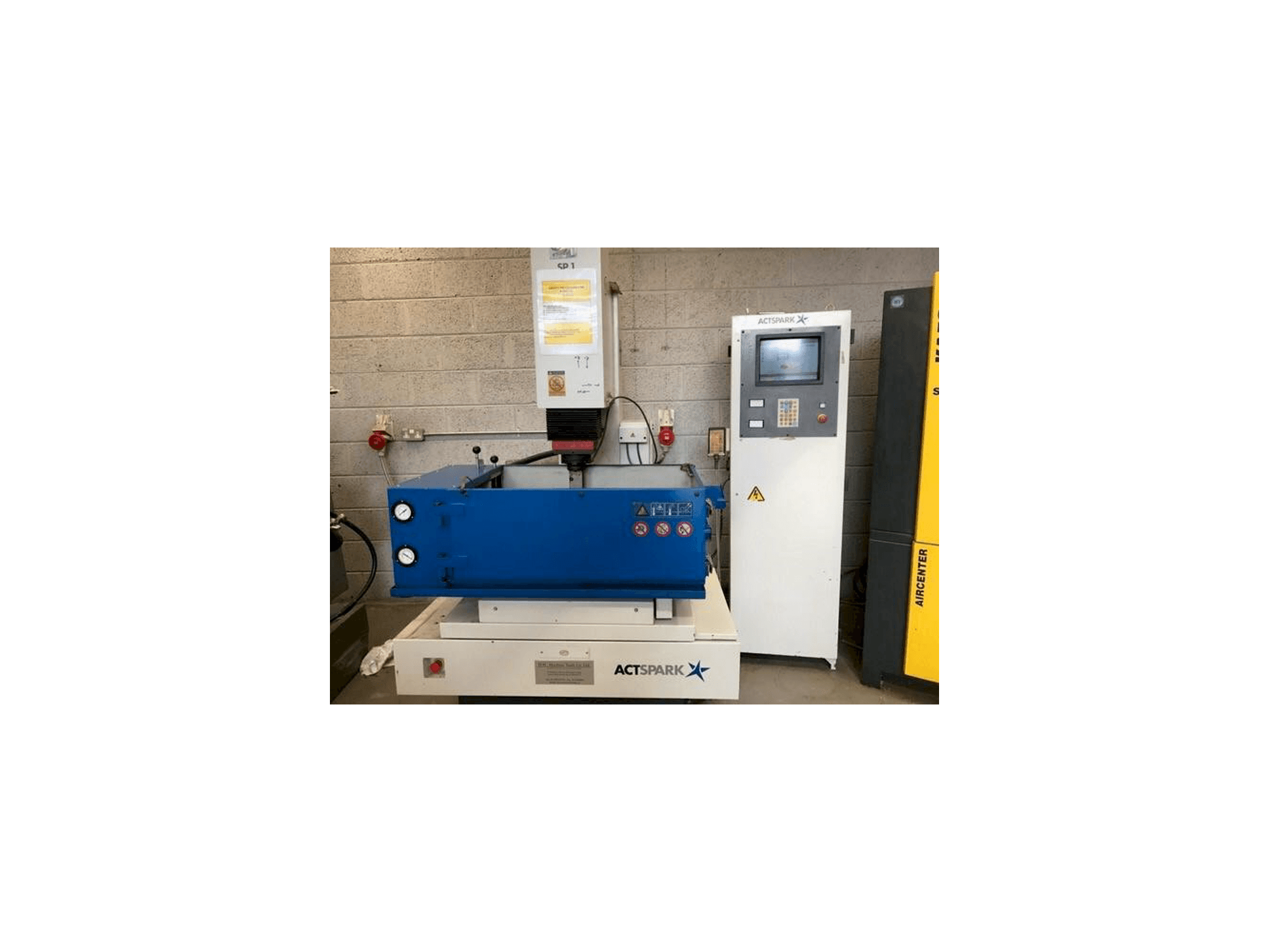 Front view of AGIE ActSpark SP-1 machine