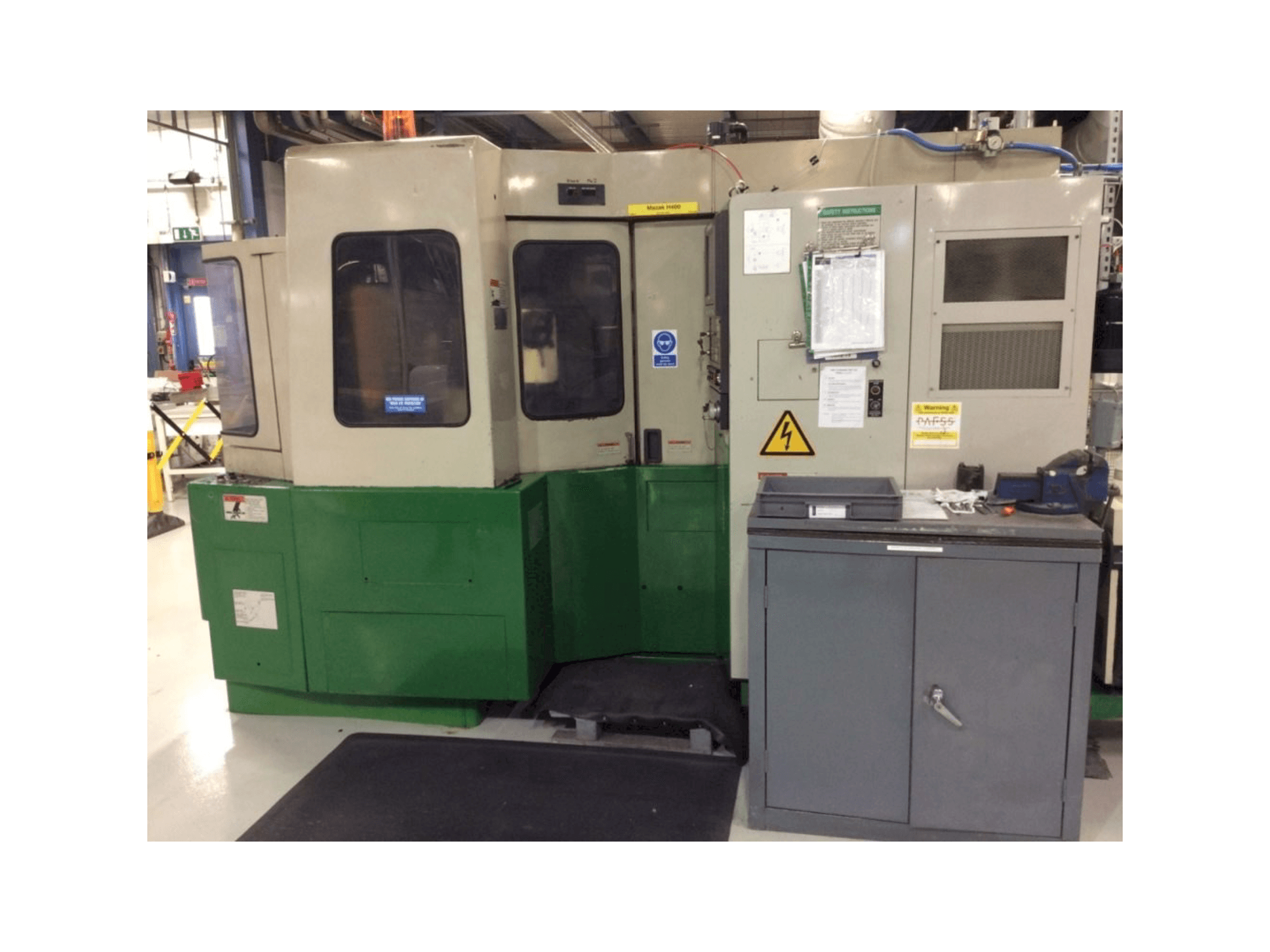 Front view of Mazak Mazatech H400 machine
