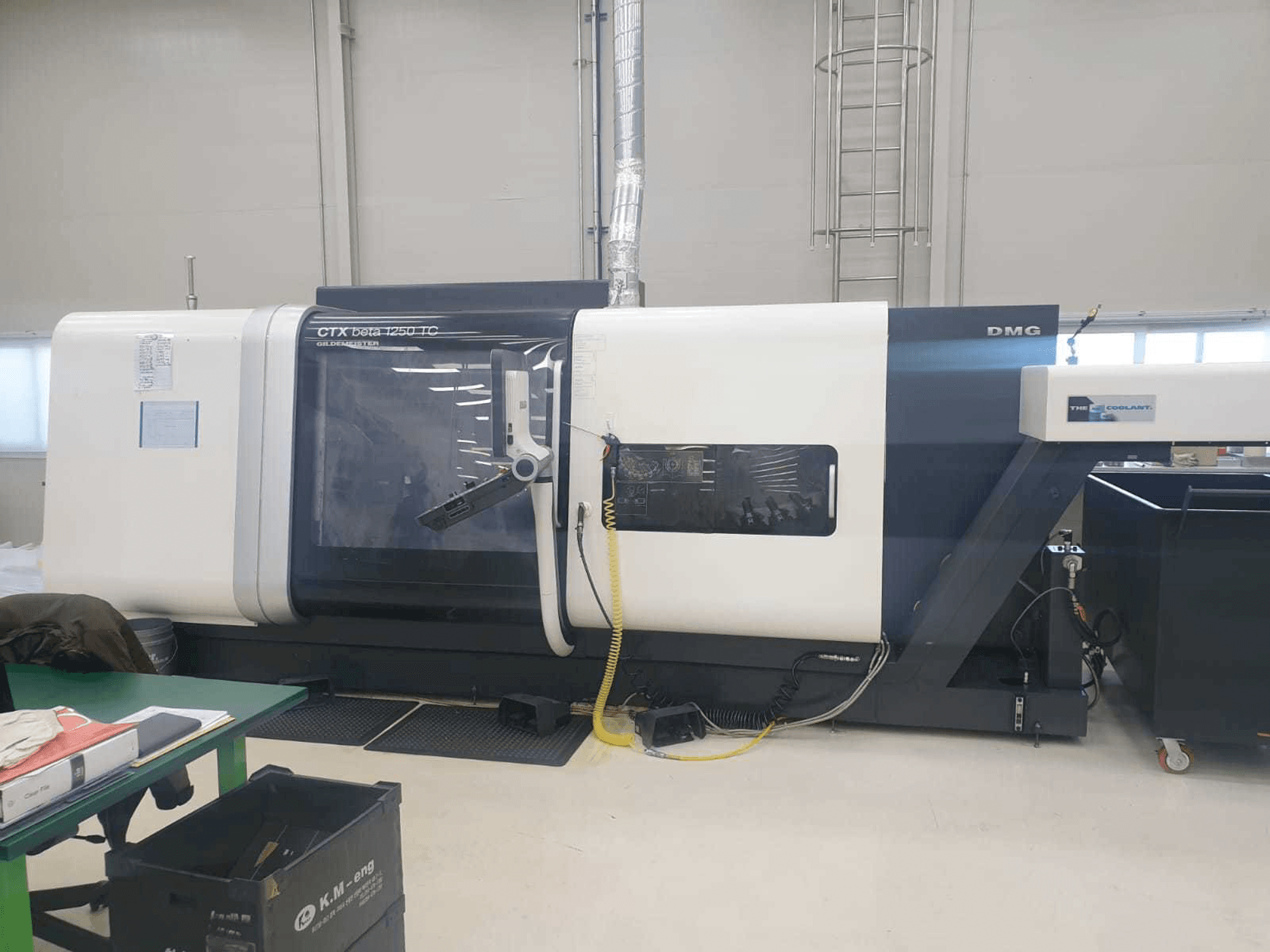 Front view of DMG MORI Gildemeister CTX Beta 1250 TC machine
