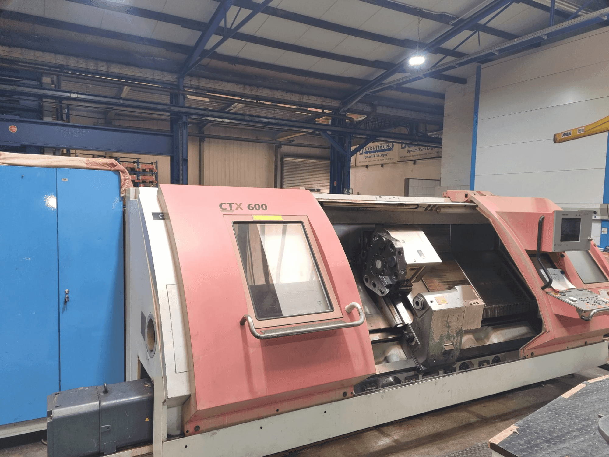 Front view of Gildemeister CTX 600 machine