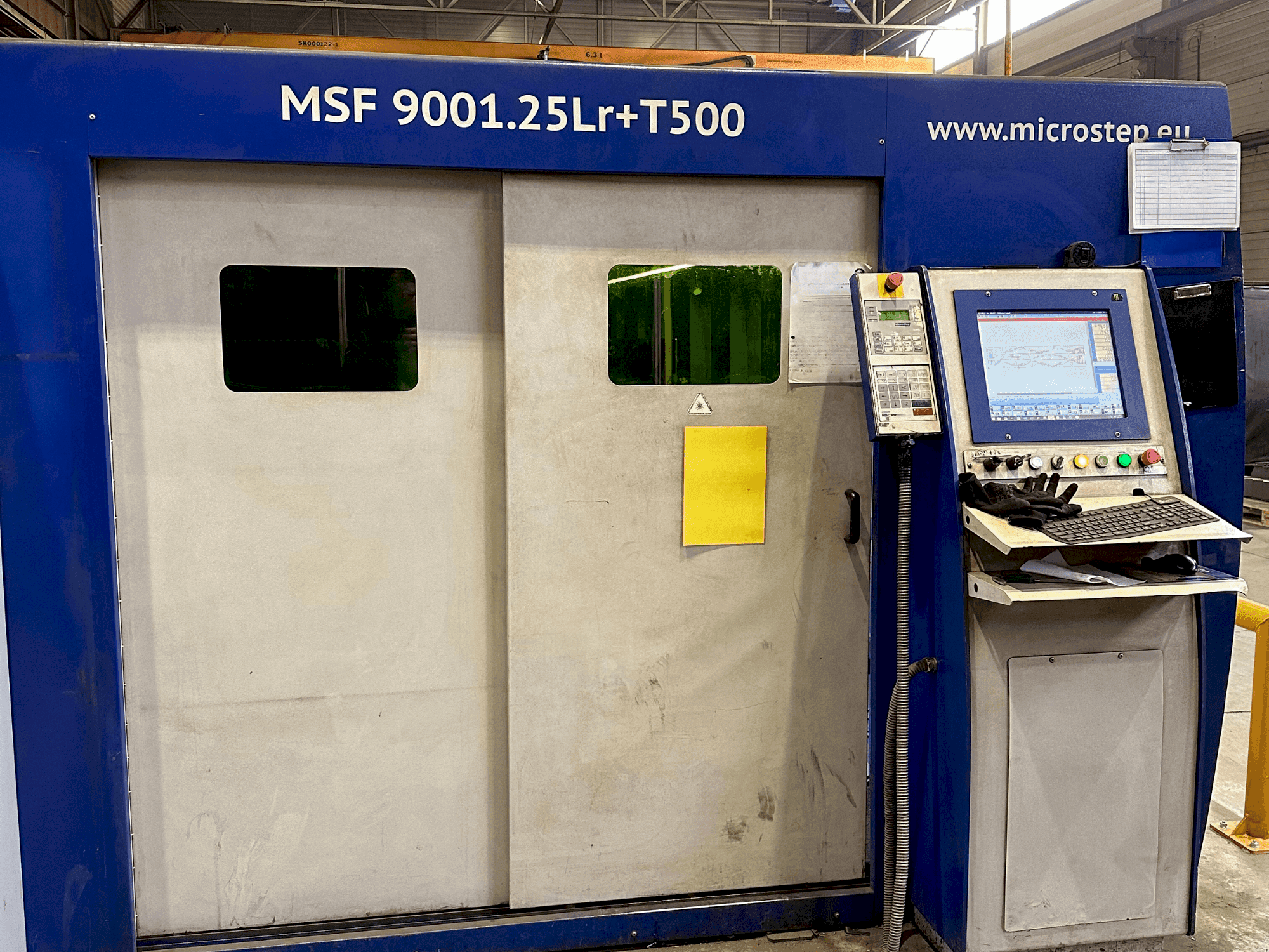 Front view of MicroStep MSF 9001.25Lr+T500 (2015) machine