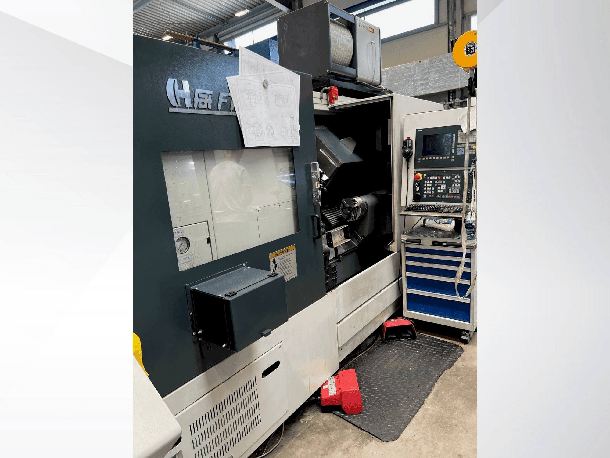 Front view of FAT FTM 165 machine