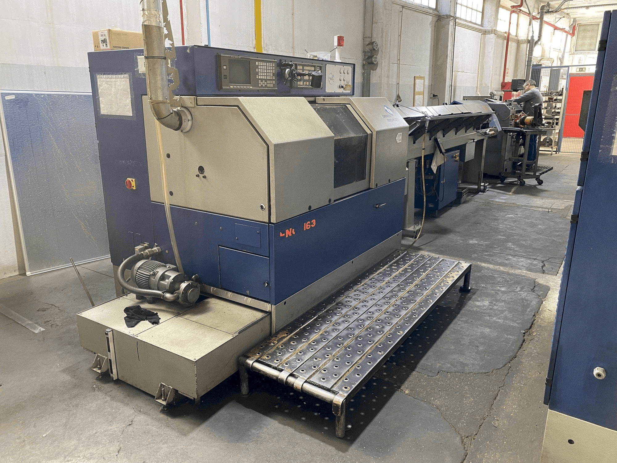 Left side view of Tornos-Bechler ENC 163 machine