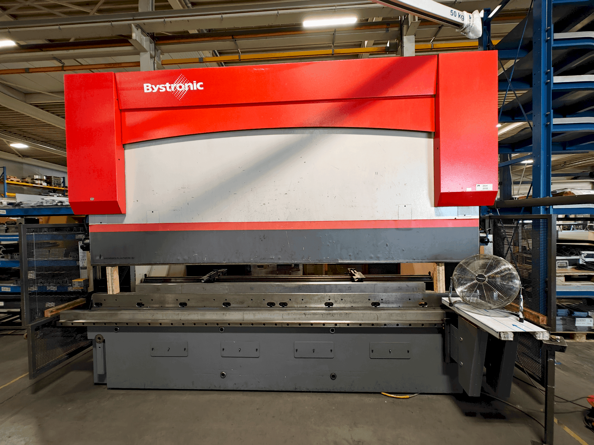 Front view of Bystronic PR 200x4100 machine
